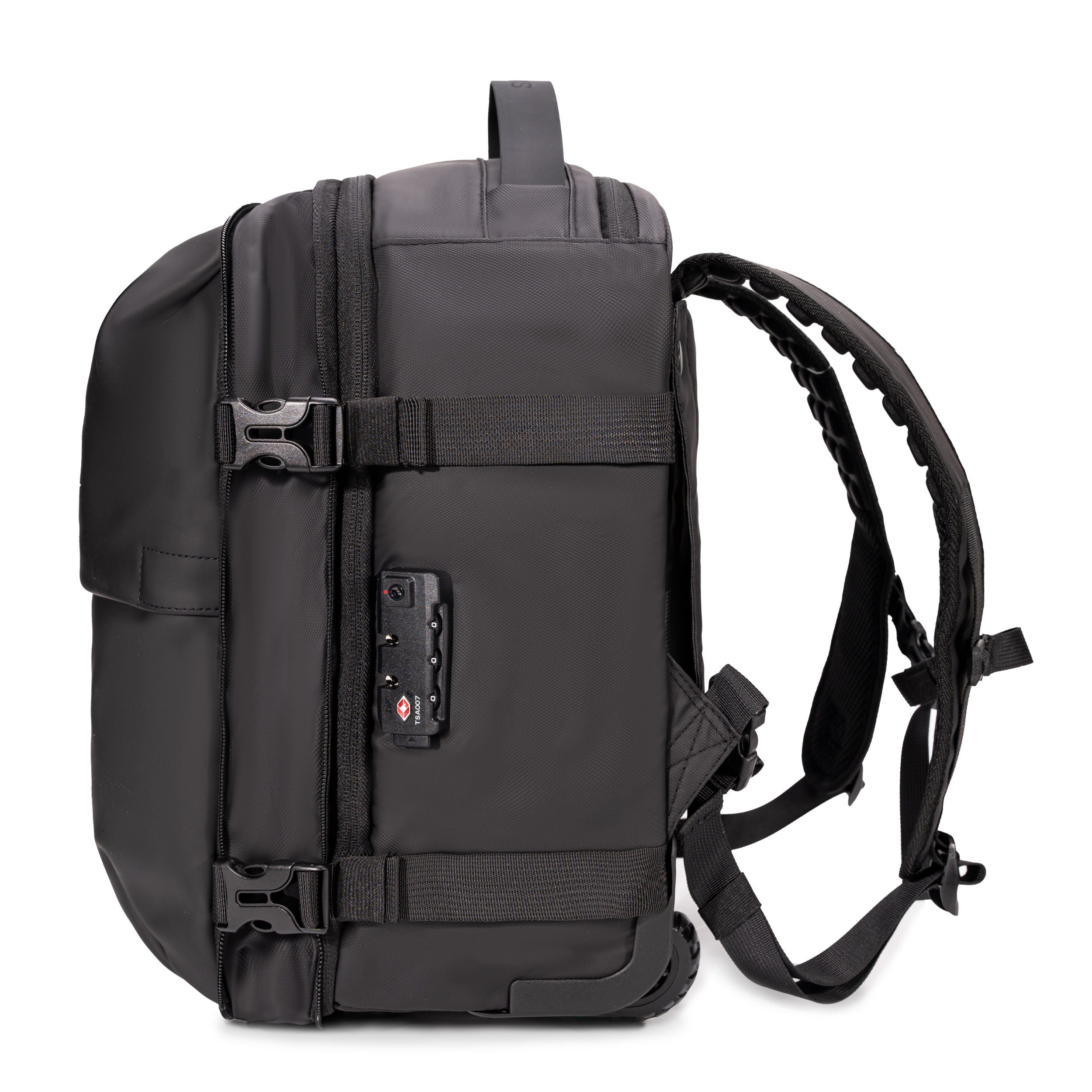 AirPlus Trolley – Sac à Dos Sous Vide 40x30x20 CELIMS avec Roues - Bagage à Main - Imperméable - Compartiment Ordinateur Amovible