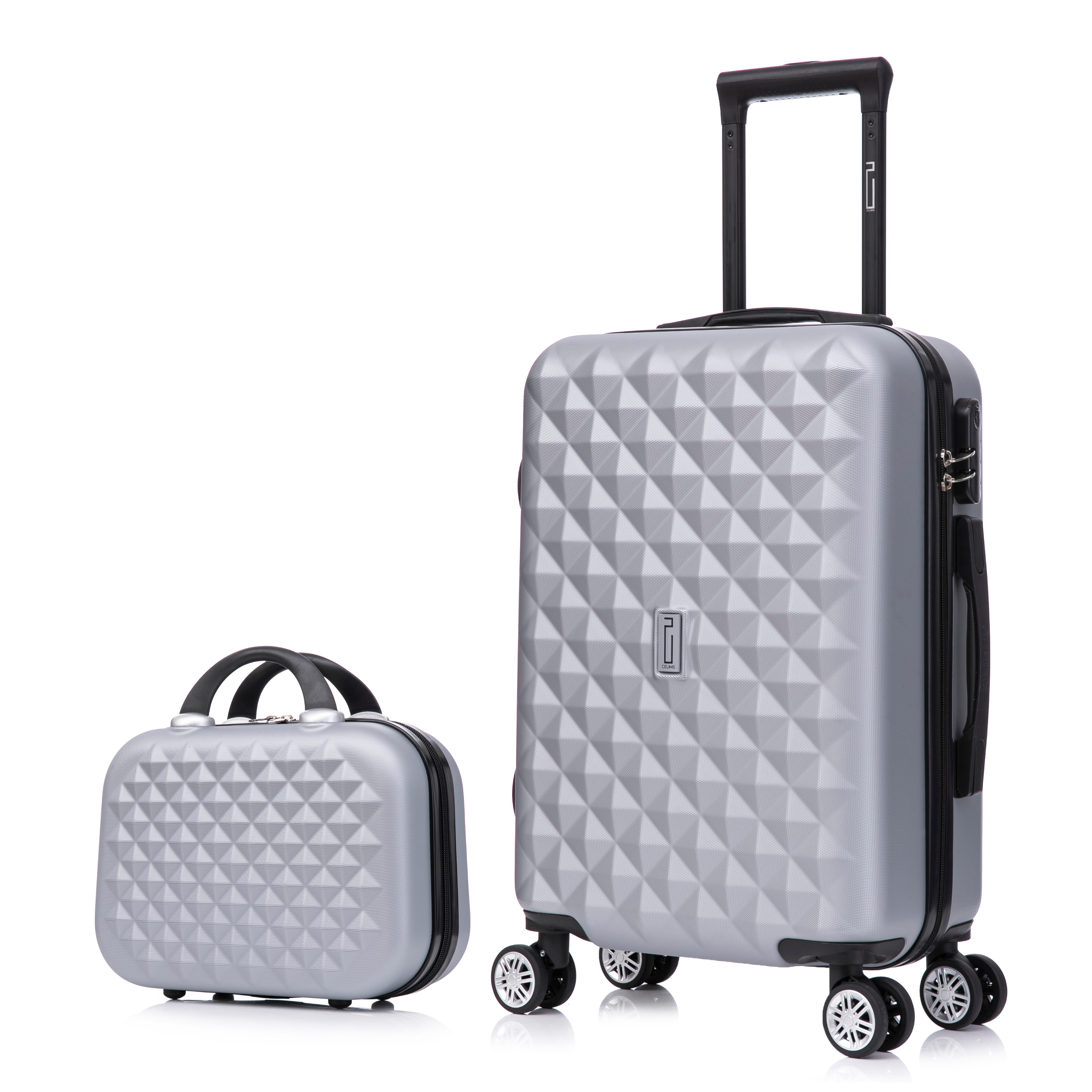 20” Carry-On Suitcase Urban | Cabin Luggage | Silver