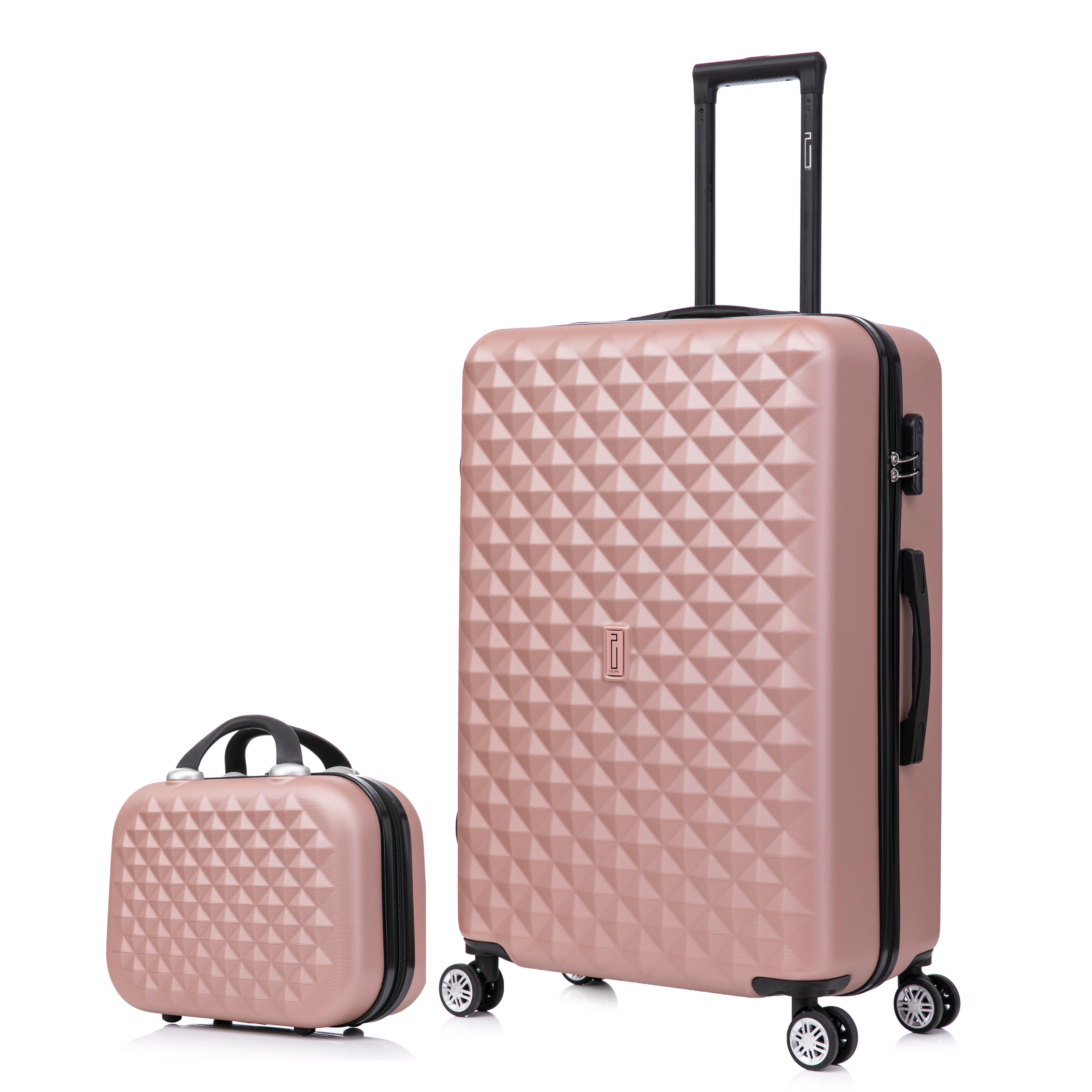 Valise Moyenne avec Vanity Urban | Valise Rigide | 65x40x25 | Rose Gold