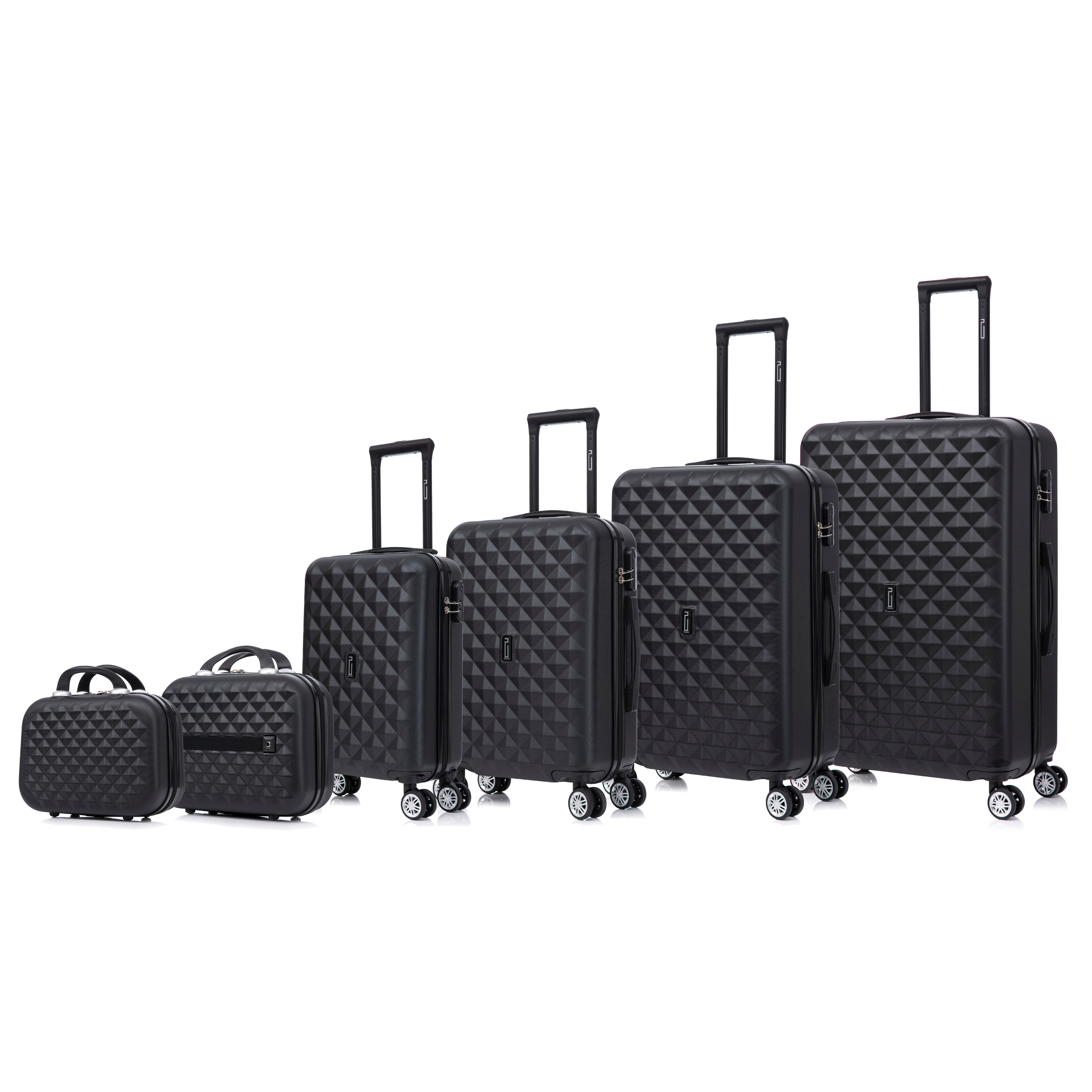 Set De Valise 6 pièces Urban | Valise Cabine | Valise Moyenne | Valise Grande | 2x Vanity