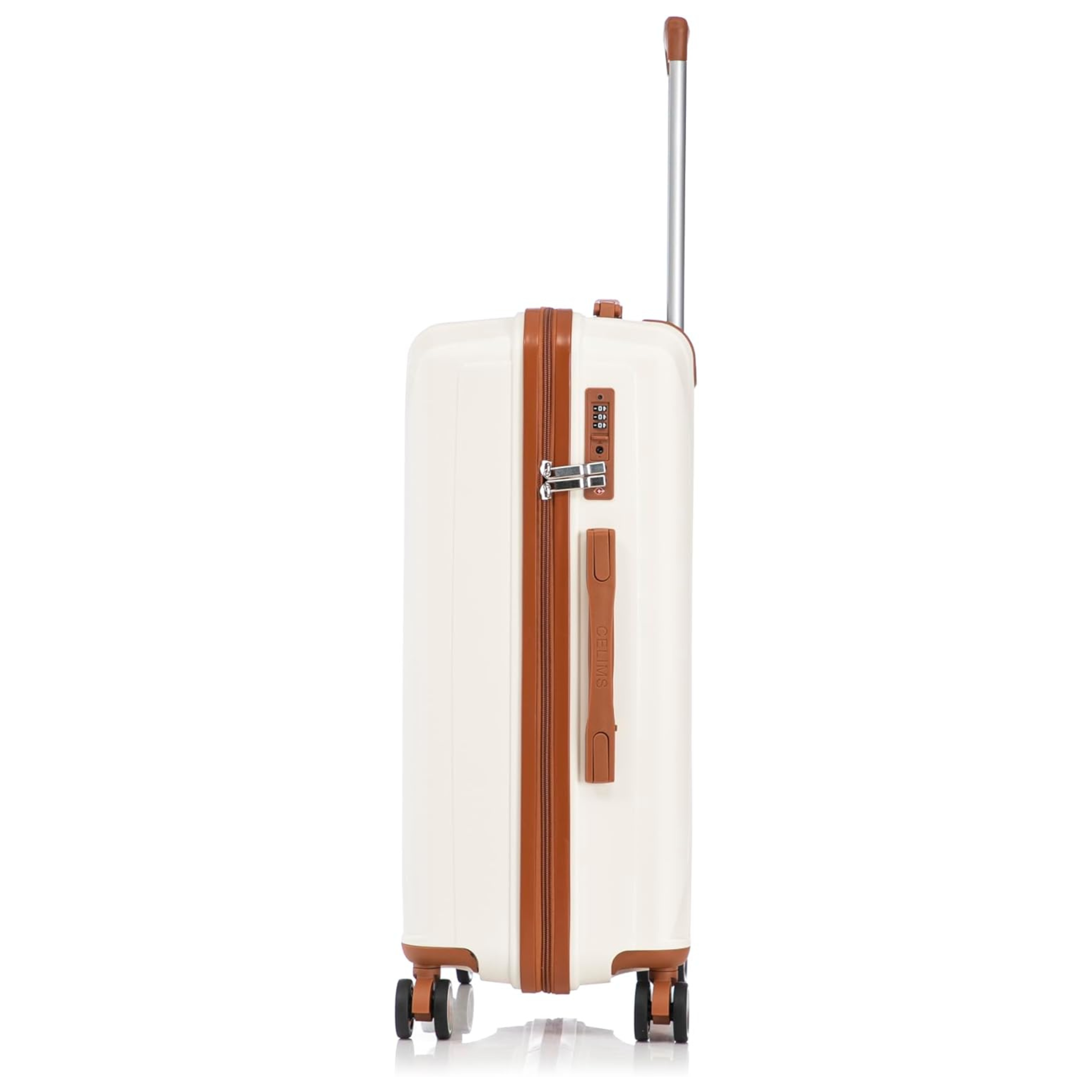 Valise Moyenne En Polypropylène | Valise 20 kg | 65x40x25 | Beige