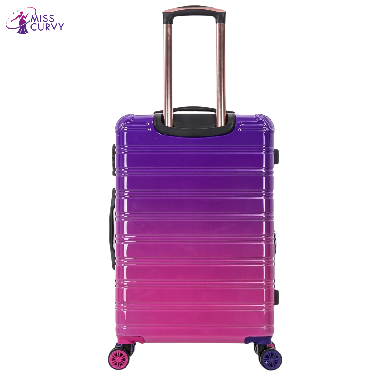 25” Medium Suitcase Polycarbonate | 20 kg Suitcase | Purple Gradient