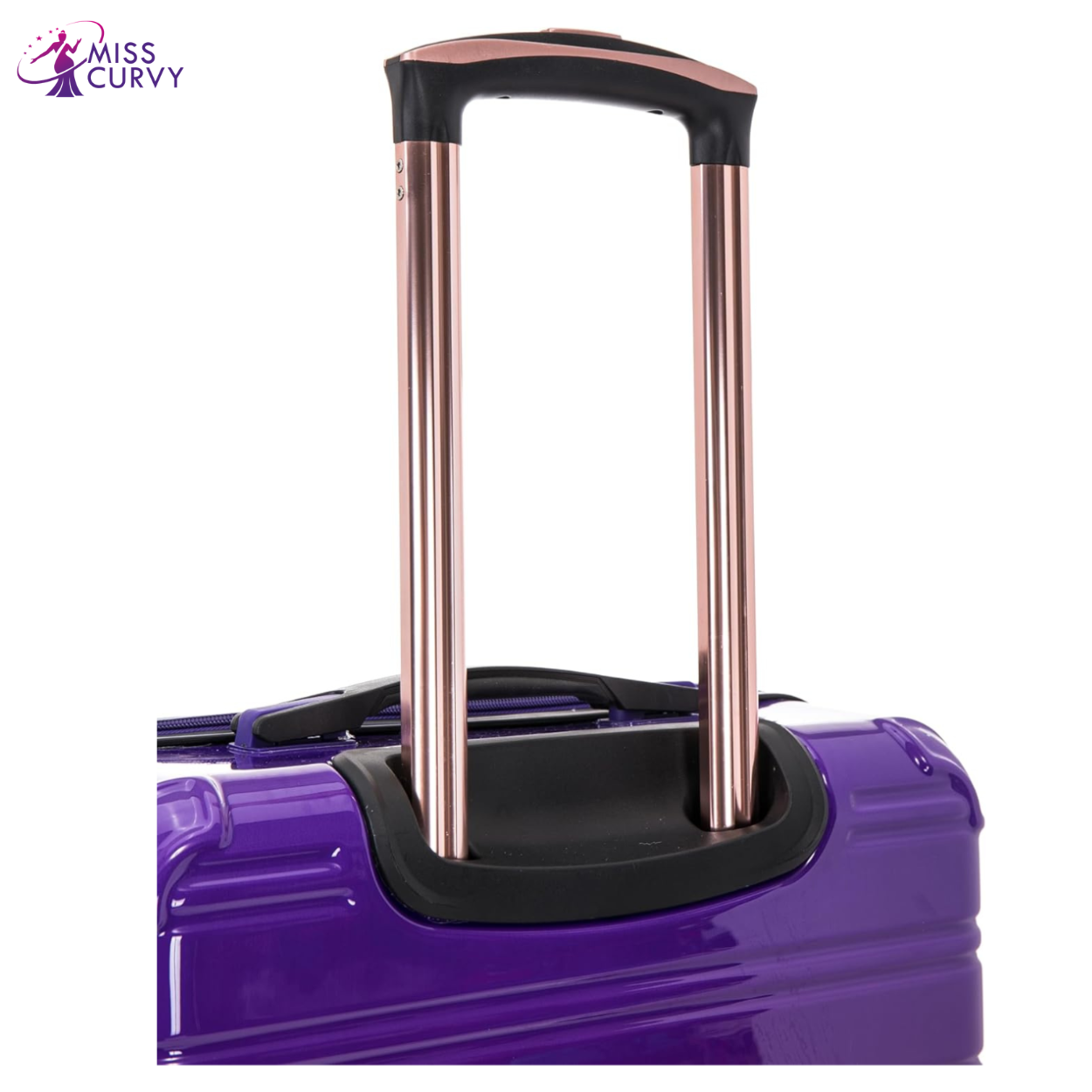 20” Carry-On Suitcase Polypropylene | Cabin Luggage | Purple Gradient