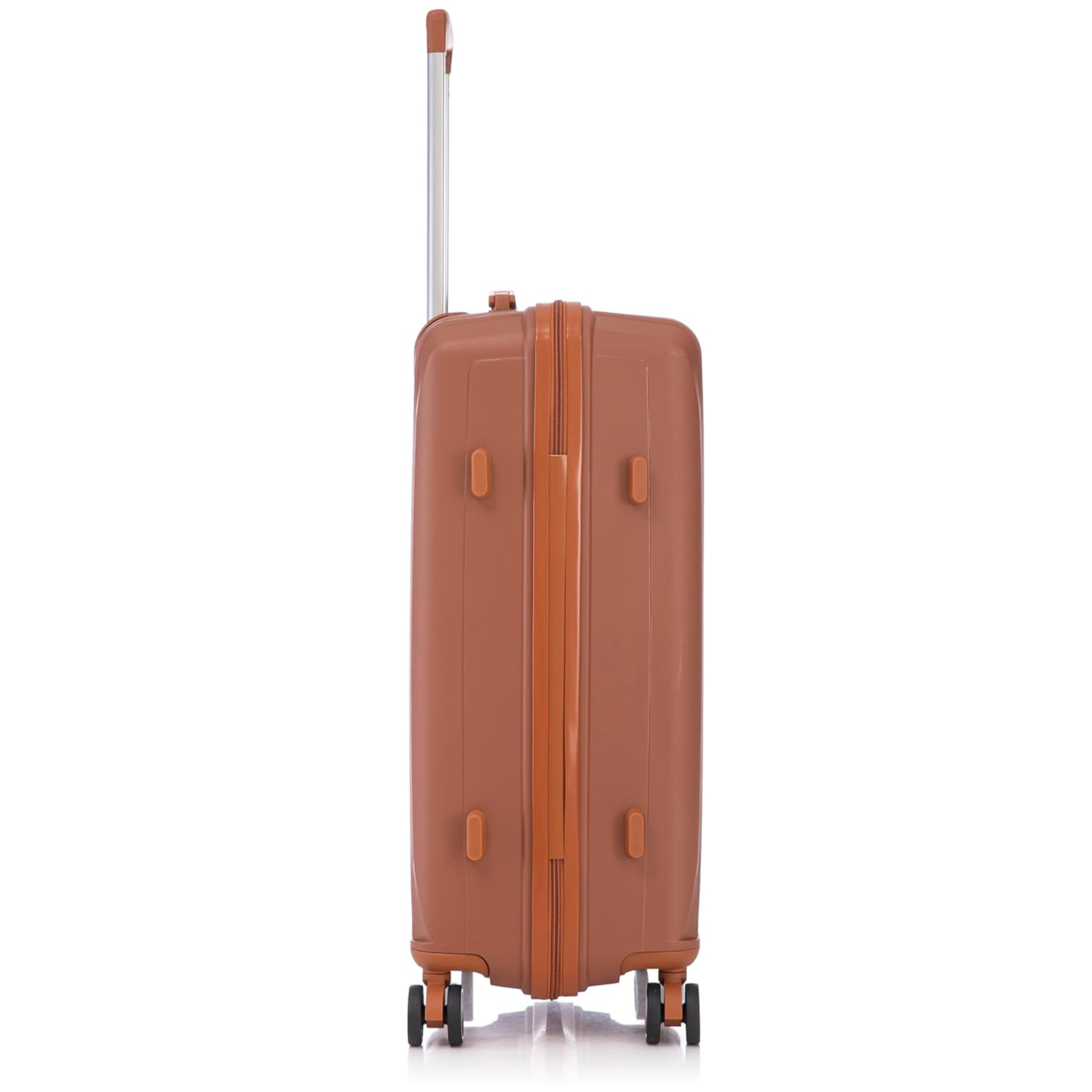 Valise Grande Taille En Polypropylène | Valise Soute 23 kg | 75x45x28 | Marron