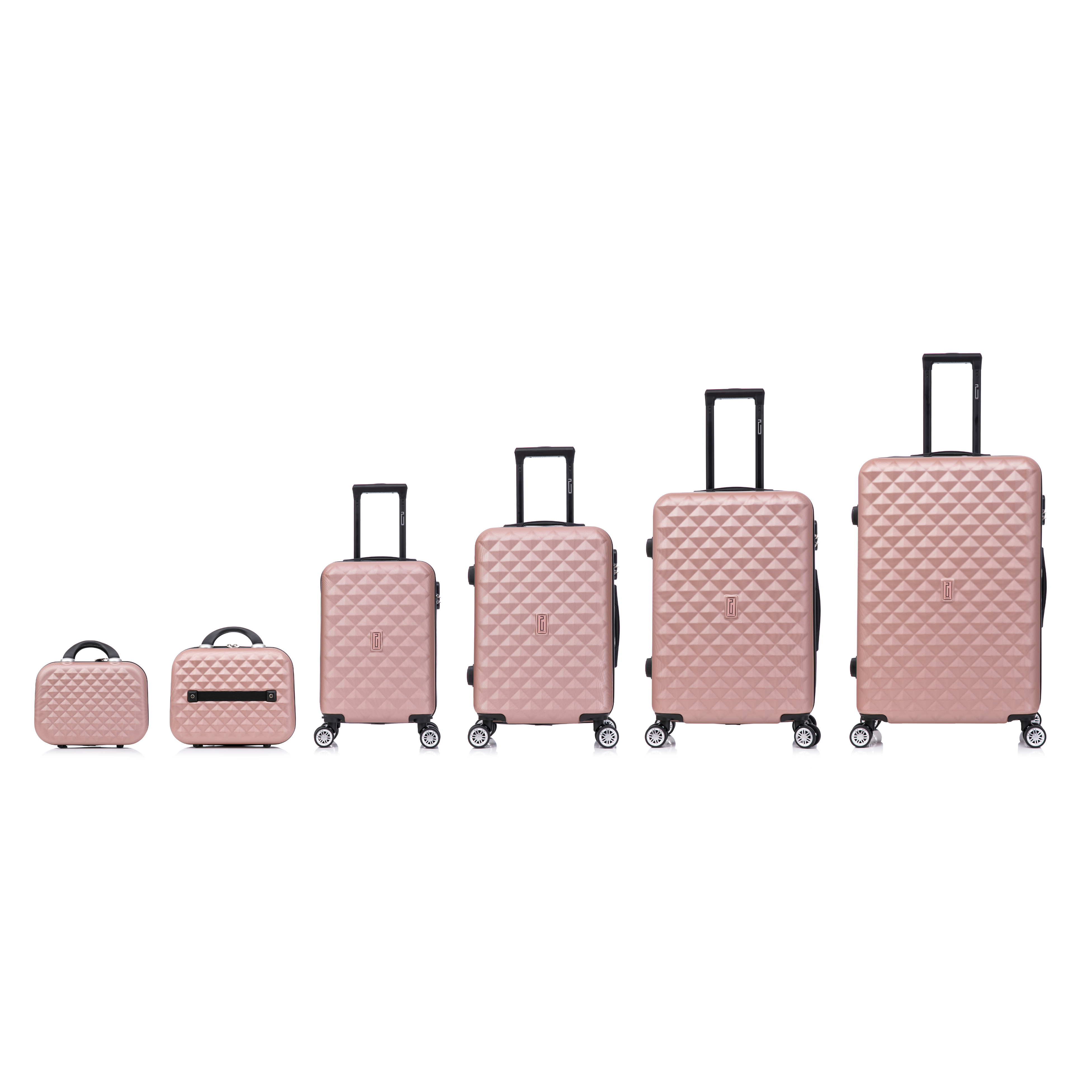 Set De Valise 6 pièces Urban | Valise Cabine | Valise Moyenne | Valise Grande | 2x Vanity