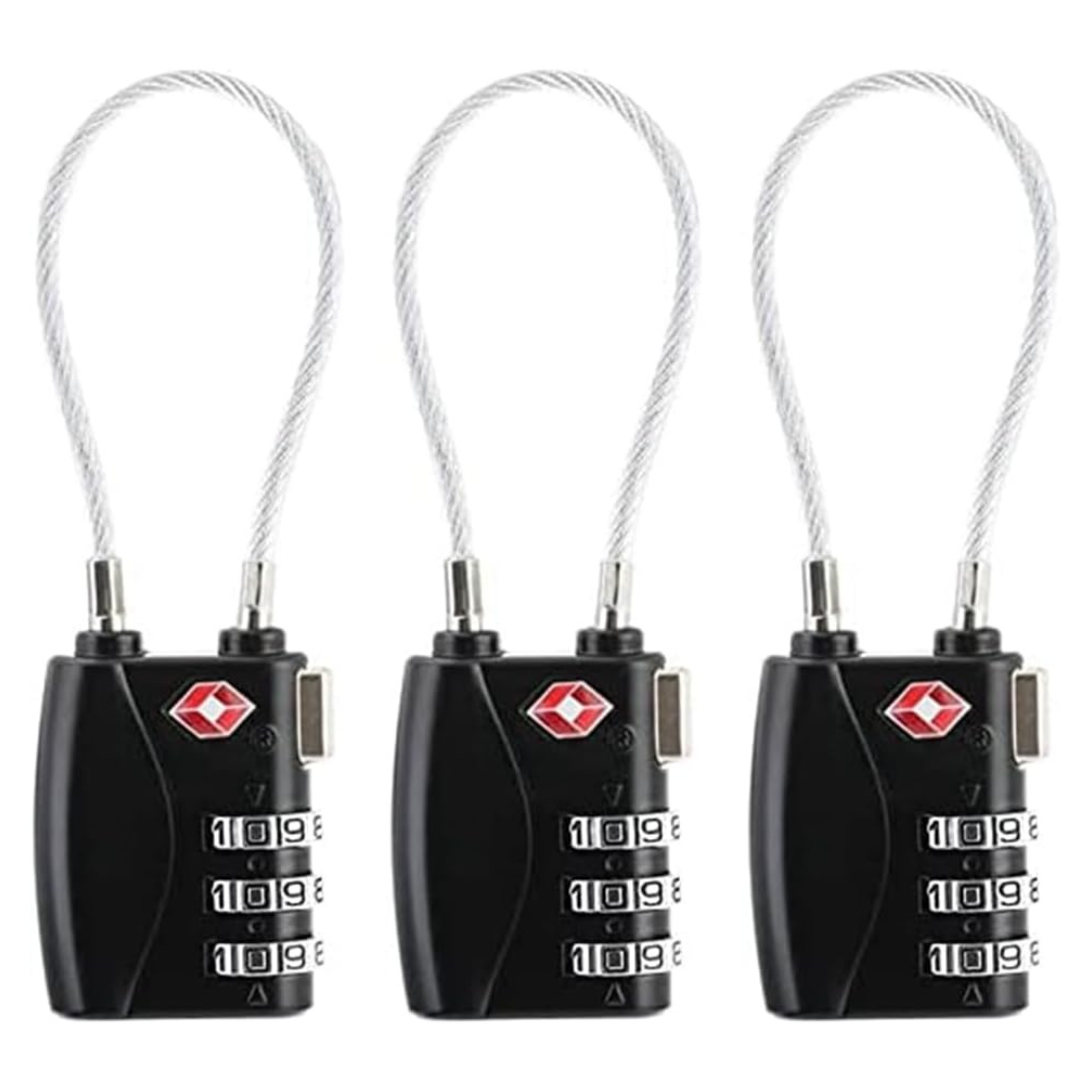 Cadenas TSA Valise Avion | Cadenas Code | Cadenas Valise | Protection Idéale pour Vos Bagages |