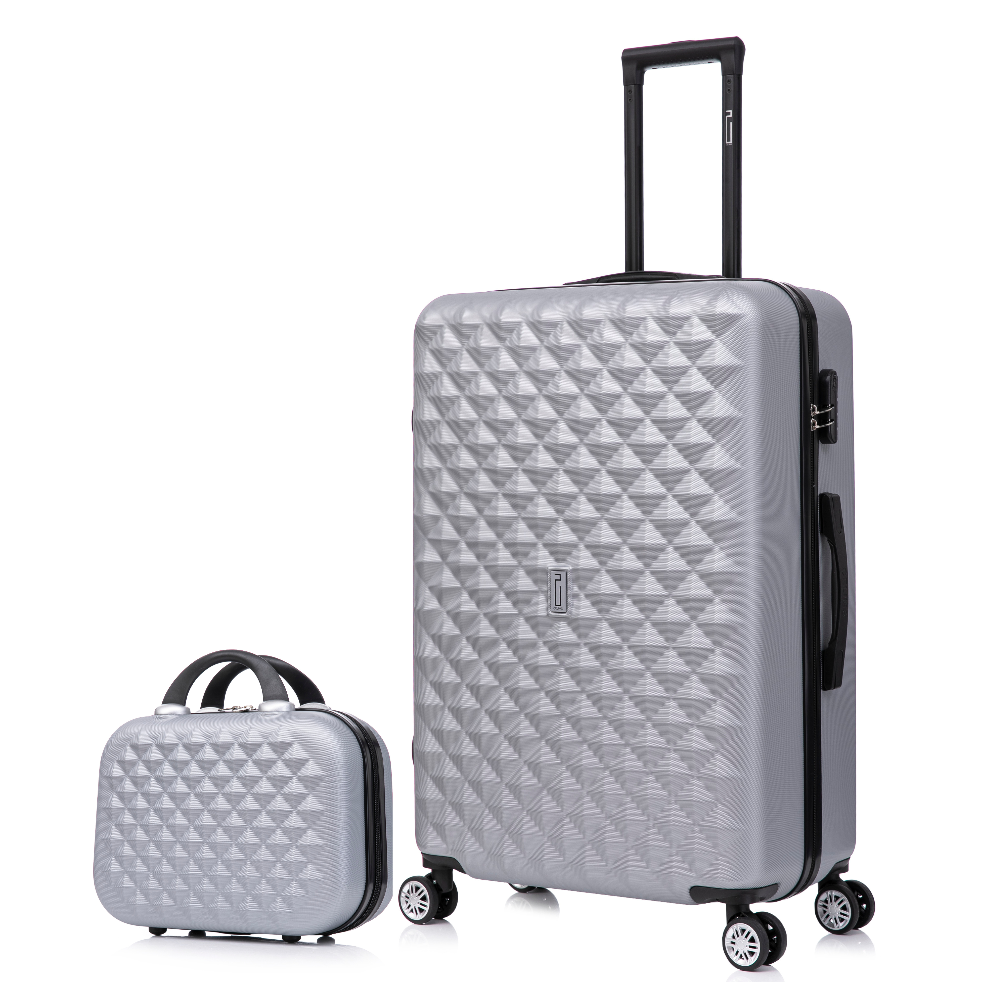Valise Grande Urban | Grande Valise Rigide | 75x45x28 | Argent