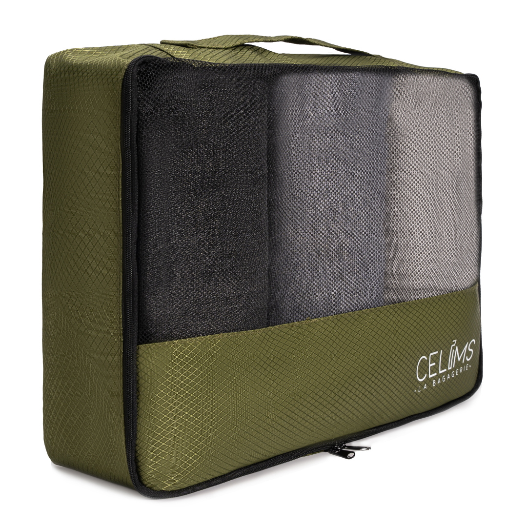 PACKING CUBE – Cube de Rangement Valise – Organisateur Bagage Voyage Léger et Pliable – Accessoire de Voyage
