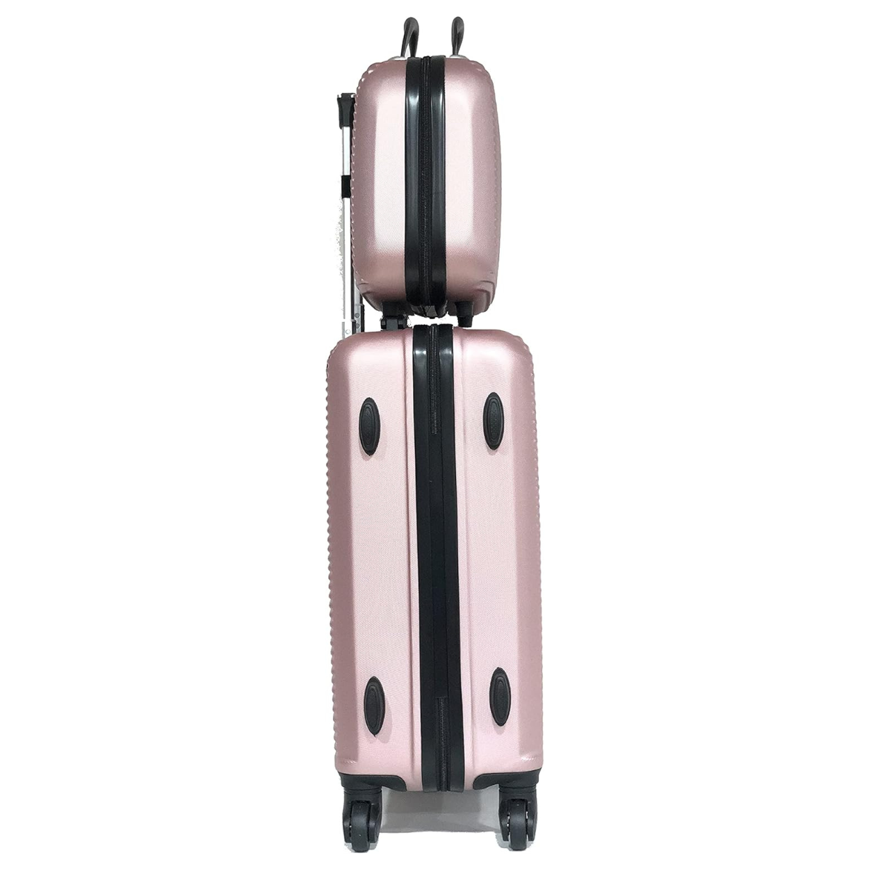 Valise Cabine avec Vanity Week-end | Bagage Cabine | 55x35x25 | Rose Gold - Celims France