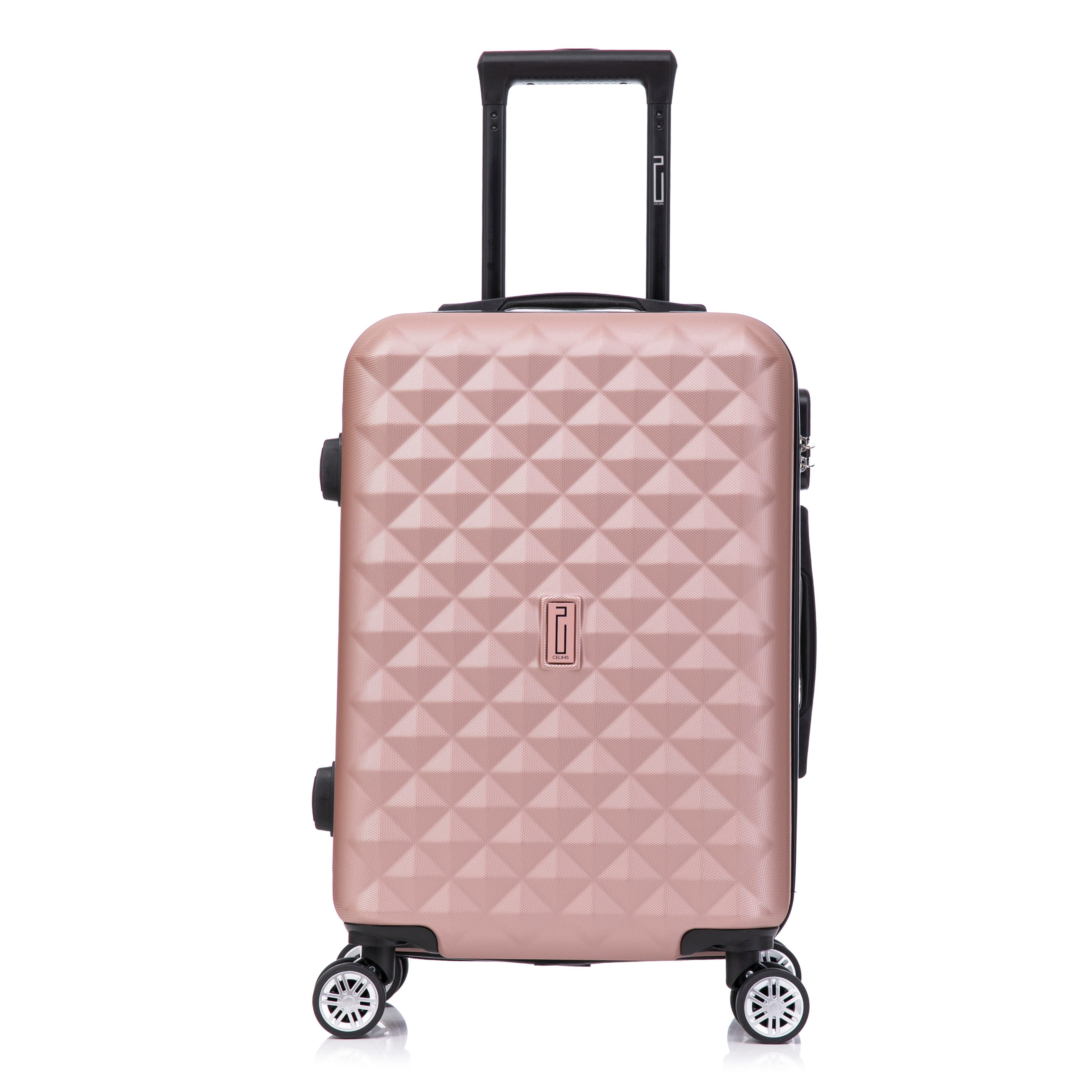 Set De Valise 3 pièces Urban | Valise Cabine | Valise Moyenne | Valise Grande – Rose-Gold