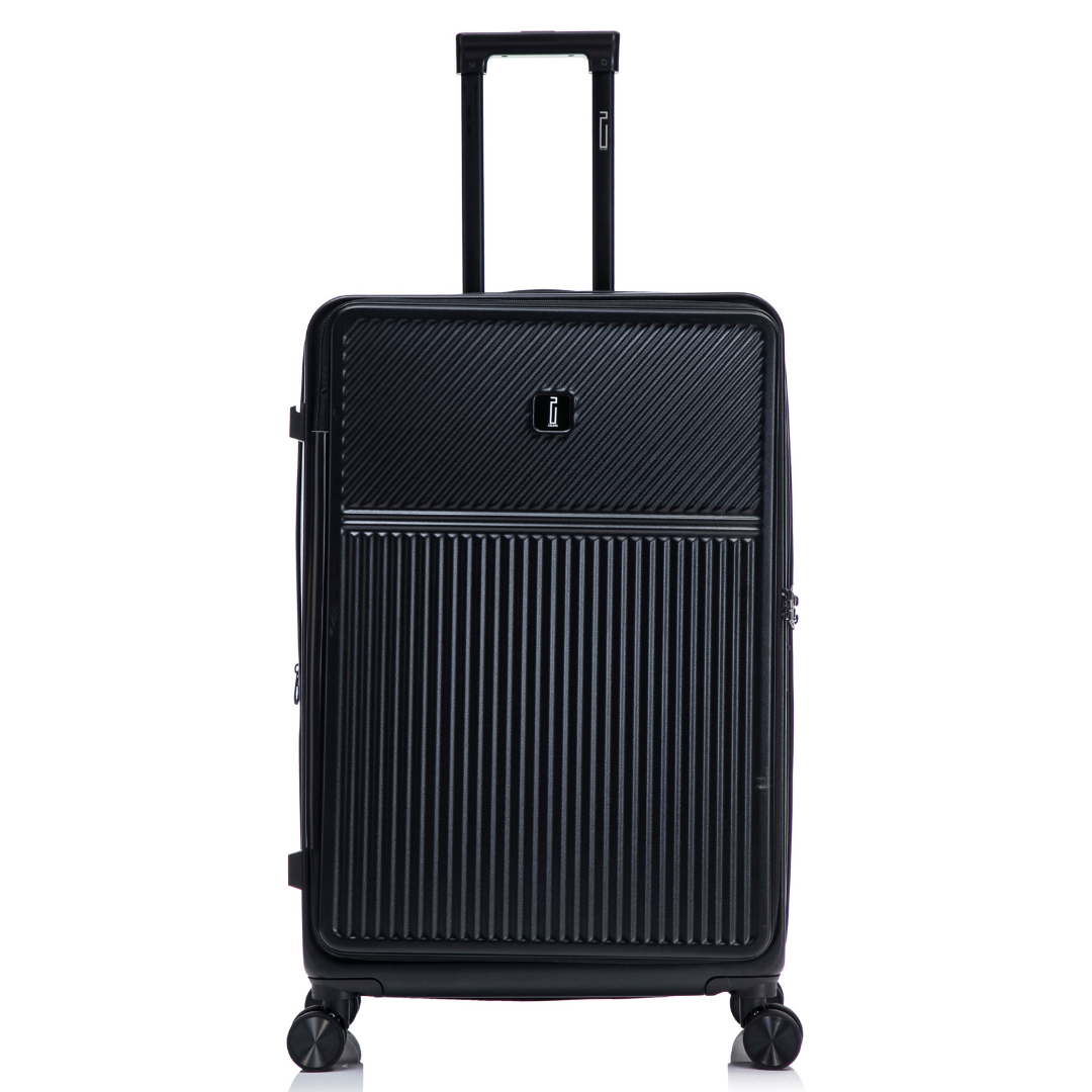 Set de 3 Valises ABS – Front Opening - Extensible & Serrure TSA (XL-75 cm / L-65 cm / S-56 cm)