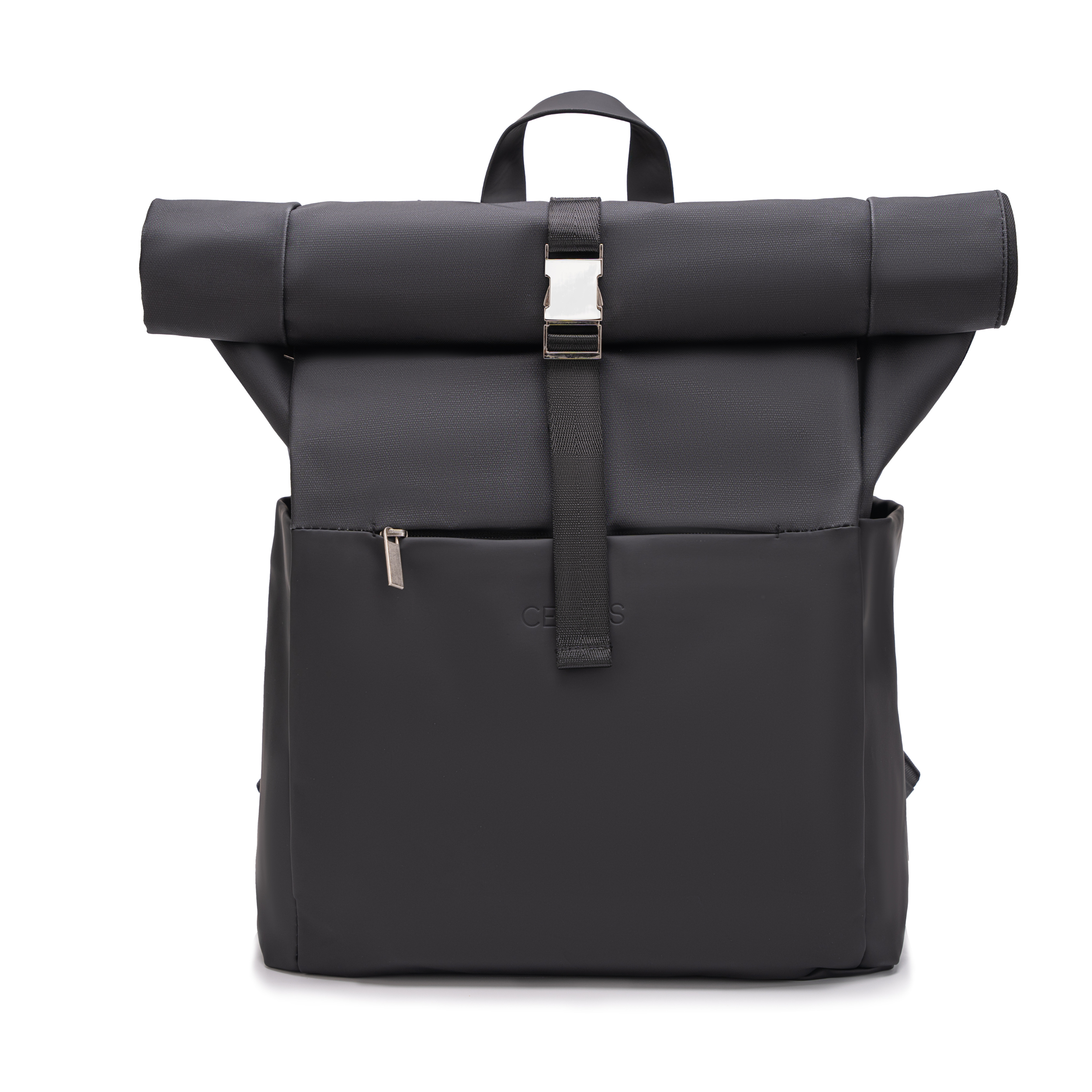 Pack Sac à dos Roll-Top CELIMS + Gourde Filtrante (Filtre Charbon) – Bagage à Main 45×36×20 cm