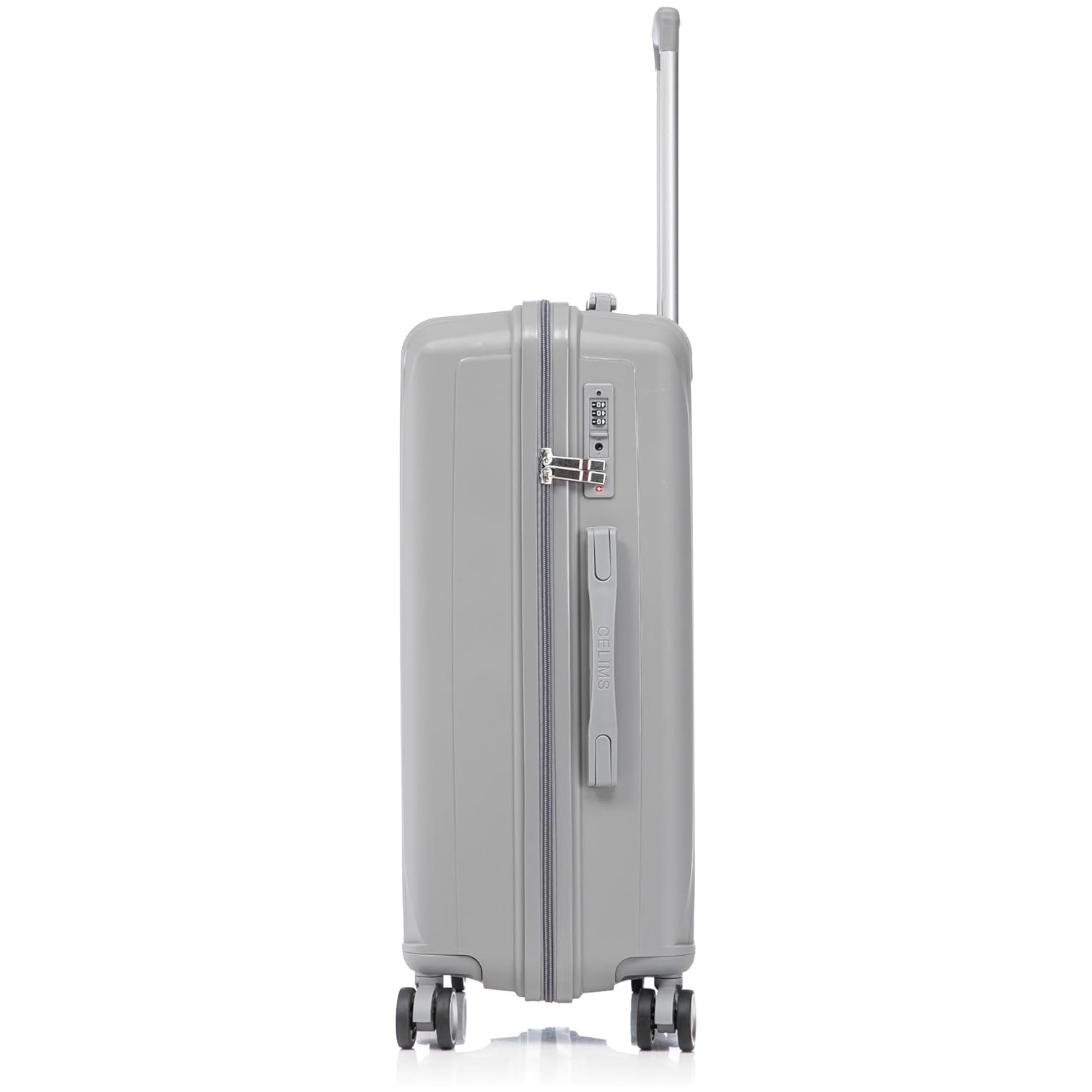 Valise Moyenne En Polypropylène | Valise 20 kg | 65x40x25 | Gris