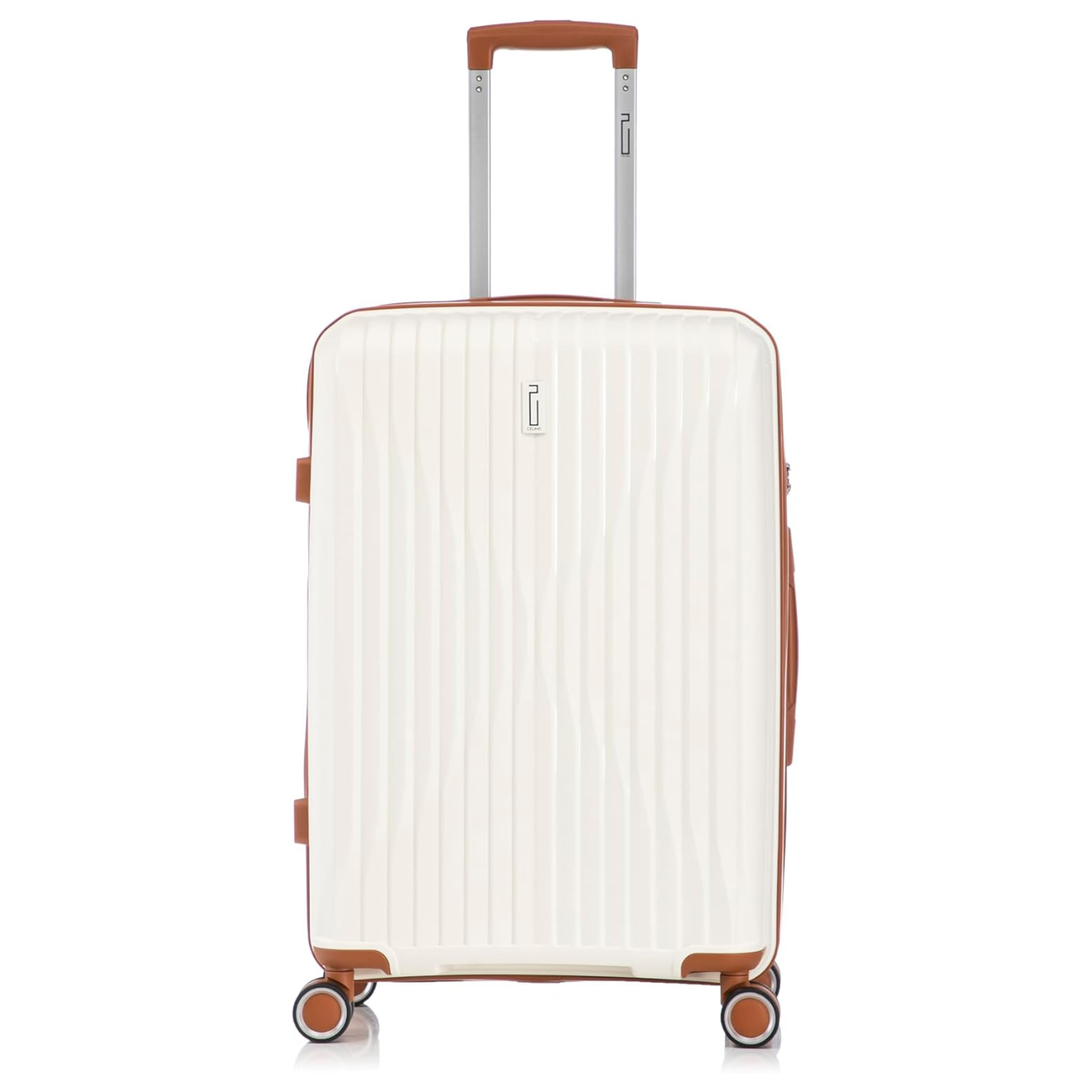 Valise Moyenne En Polypropylène | Valise 20 kg | 65x40x25 | Beige
