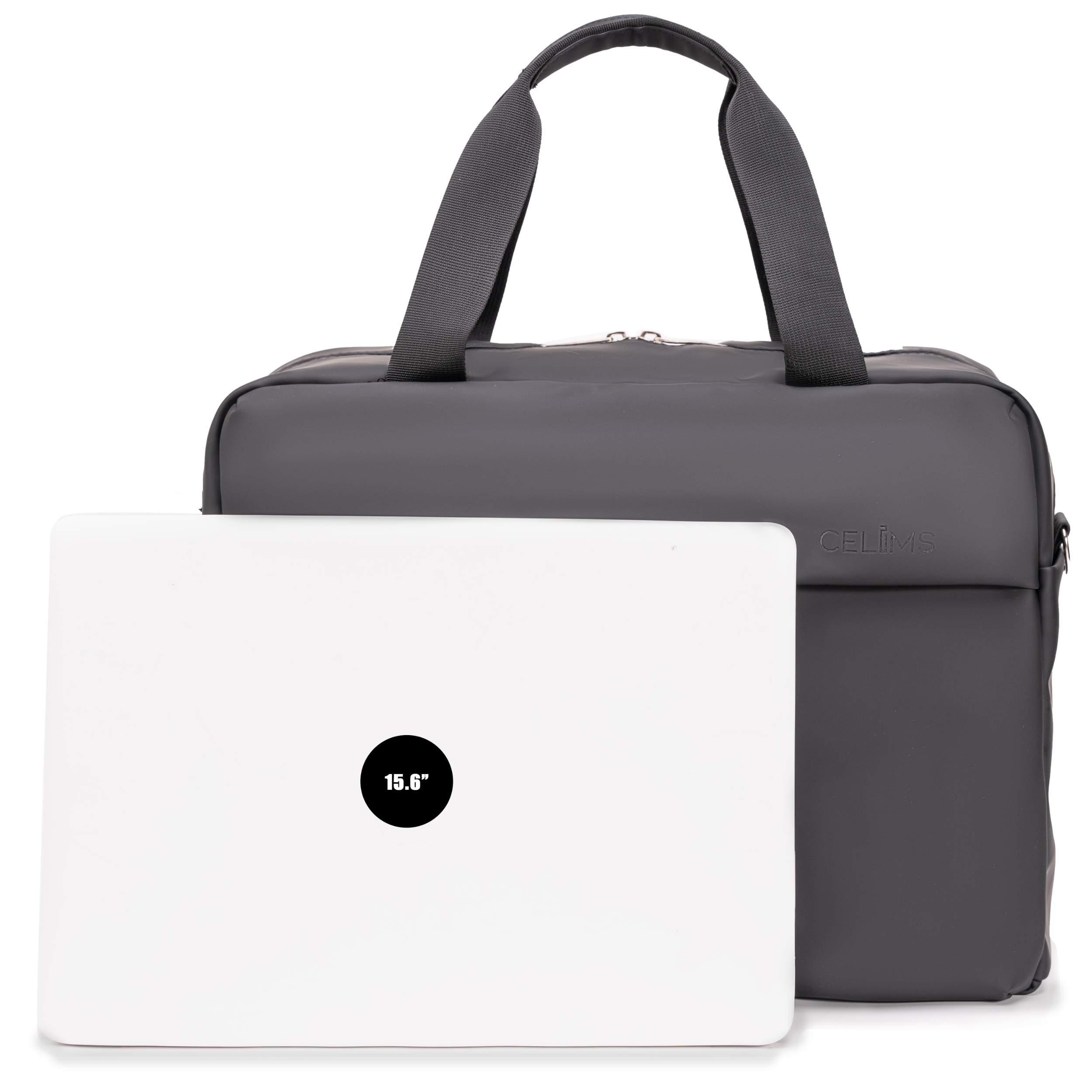 Sac 24H CELIMS 40x30x20 – Bagage Cabine – Ordinateur 15,6” – Imperméable – Cuir Vegan