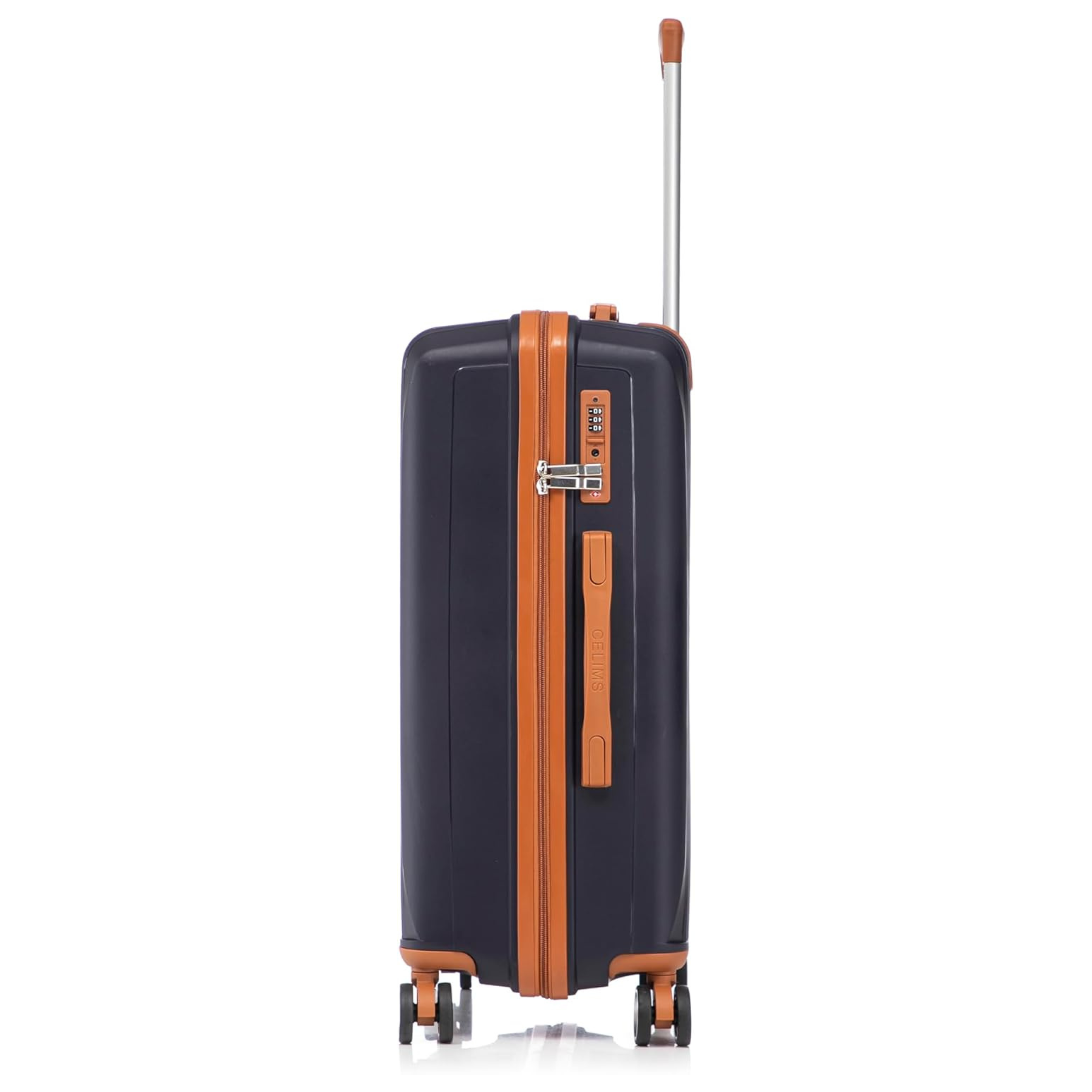 Set Valise 3 pièces En Polypropylène | Valise Cabine | Valise Moyenne | Valise Grande – Bleu Minuit