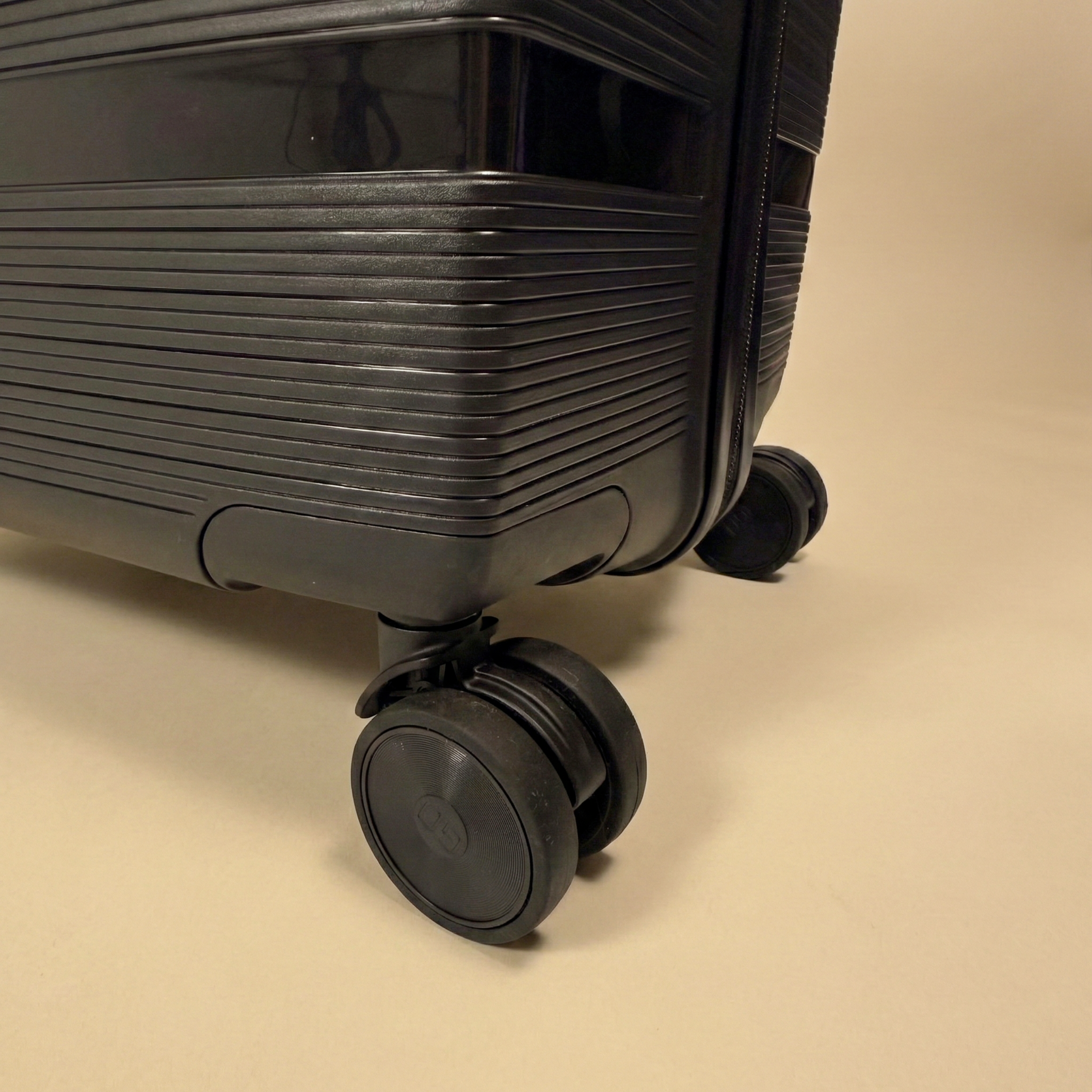 Set 3 Valises – Polypropylène (XL-75cm) (L-65cm) (S-55cm) – Noir