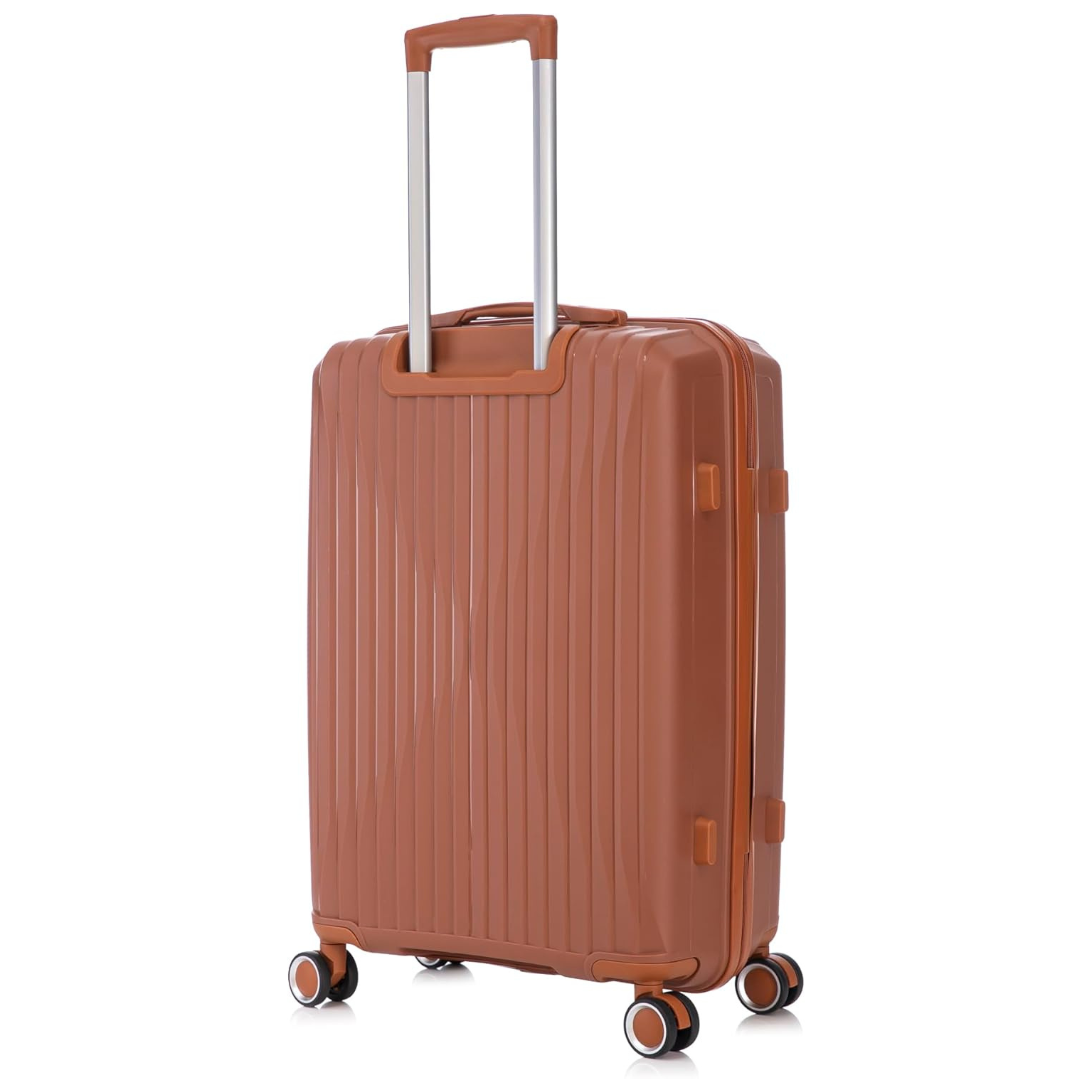 Valise Grande Taille En Polypropylène | Valise Soute 23 kg | 75x45x28 | Marron
