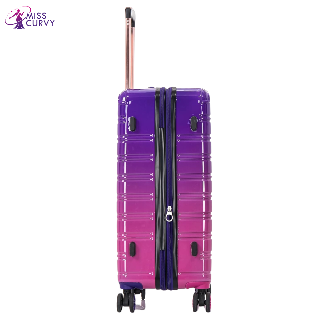 25” Medium Suitcase Polycarbonate | 20 kg Suitcase | Purple Gradient
