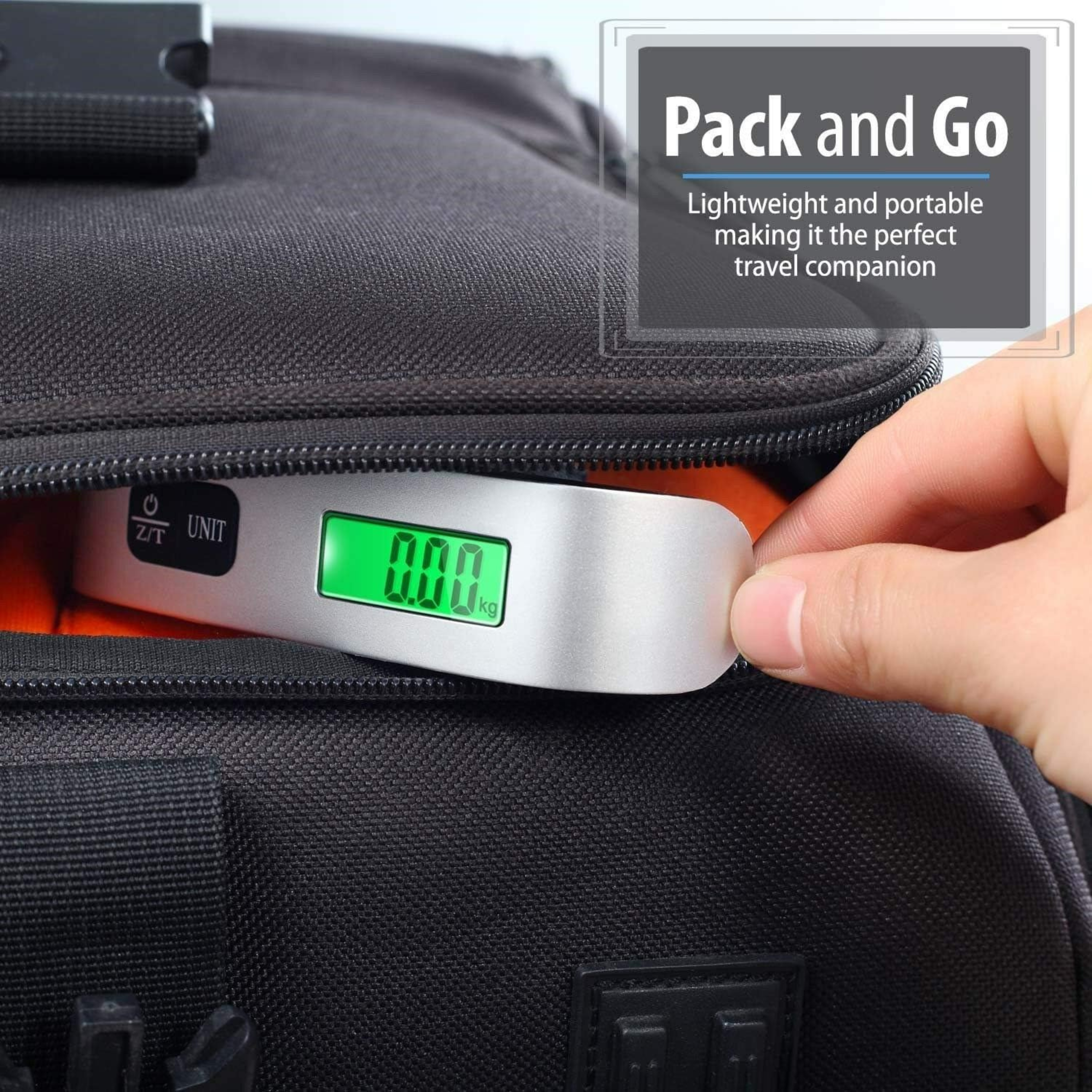 Pèse Bagage Electronique | Pese Valise Numérique Portable avec Fonction Température | Idéale pour Voyages et Aéroports