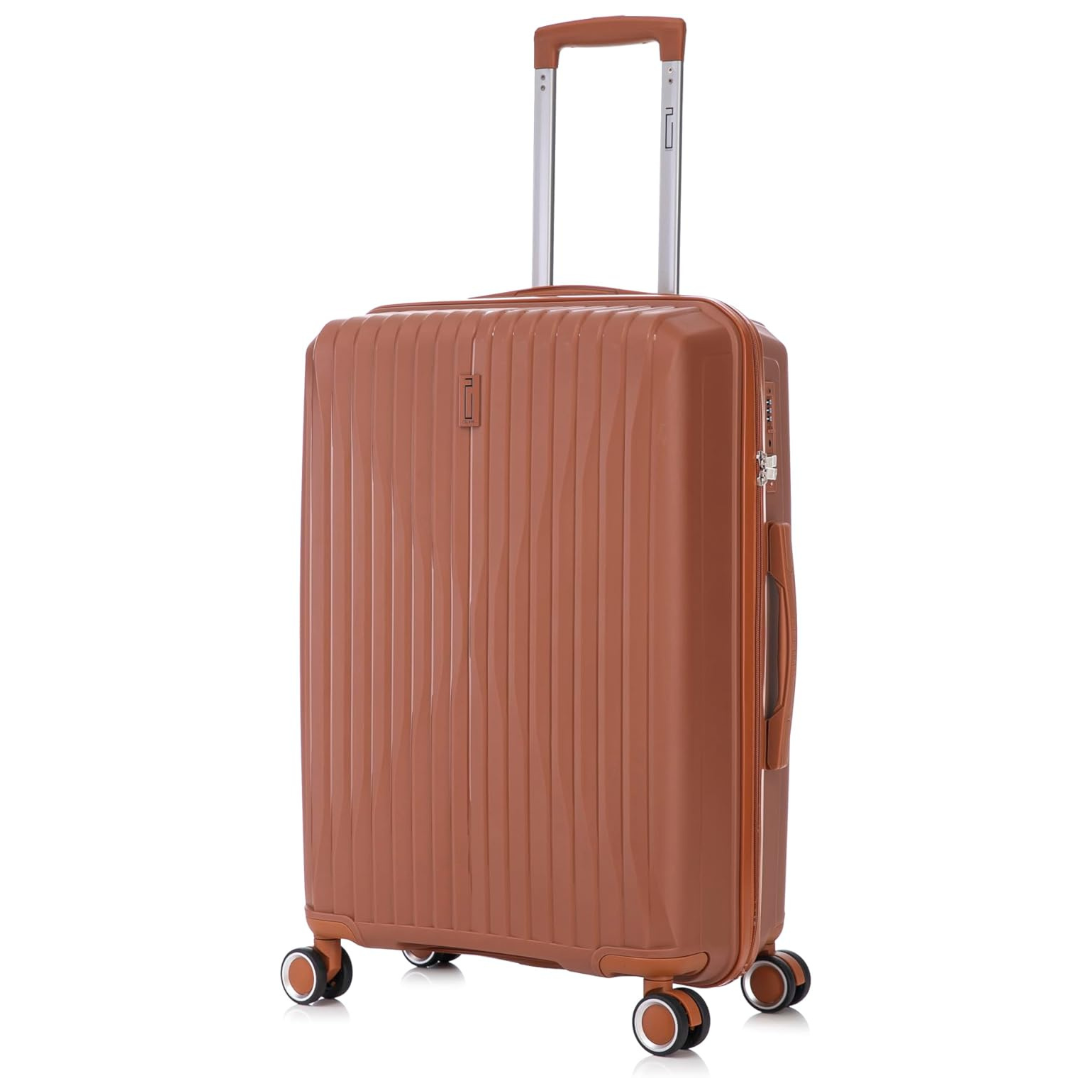 Valise Moyenne En Polypropylène | Valise 20 kg | 65x40x25 | Marron