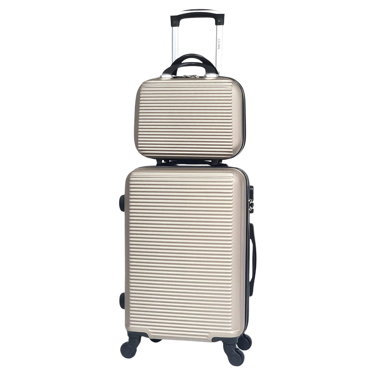 Set valises Week-End 6 pièces – 4 valises + 2 vanity