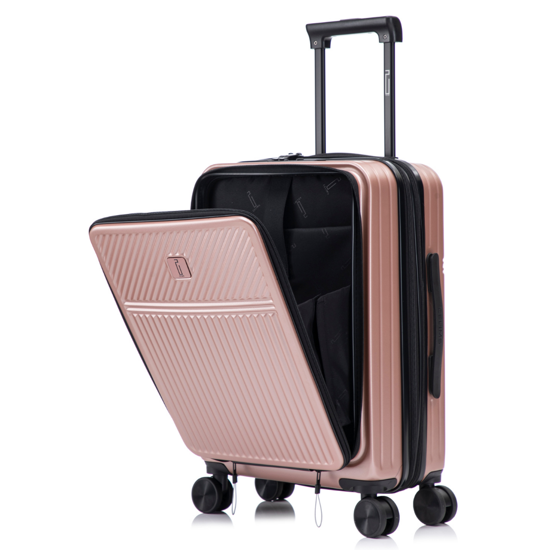 Valise Soute L (65 cm) ABS – Front Opening - Extensible & Serrure TSA