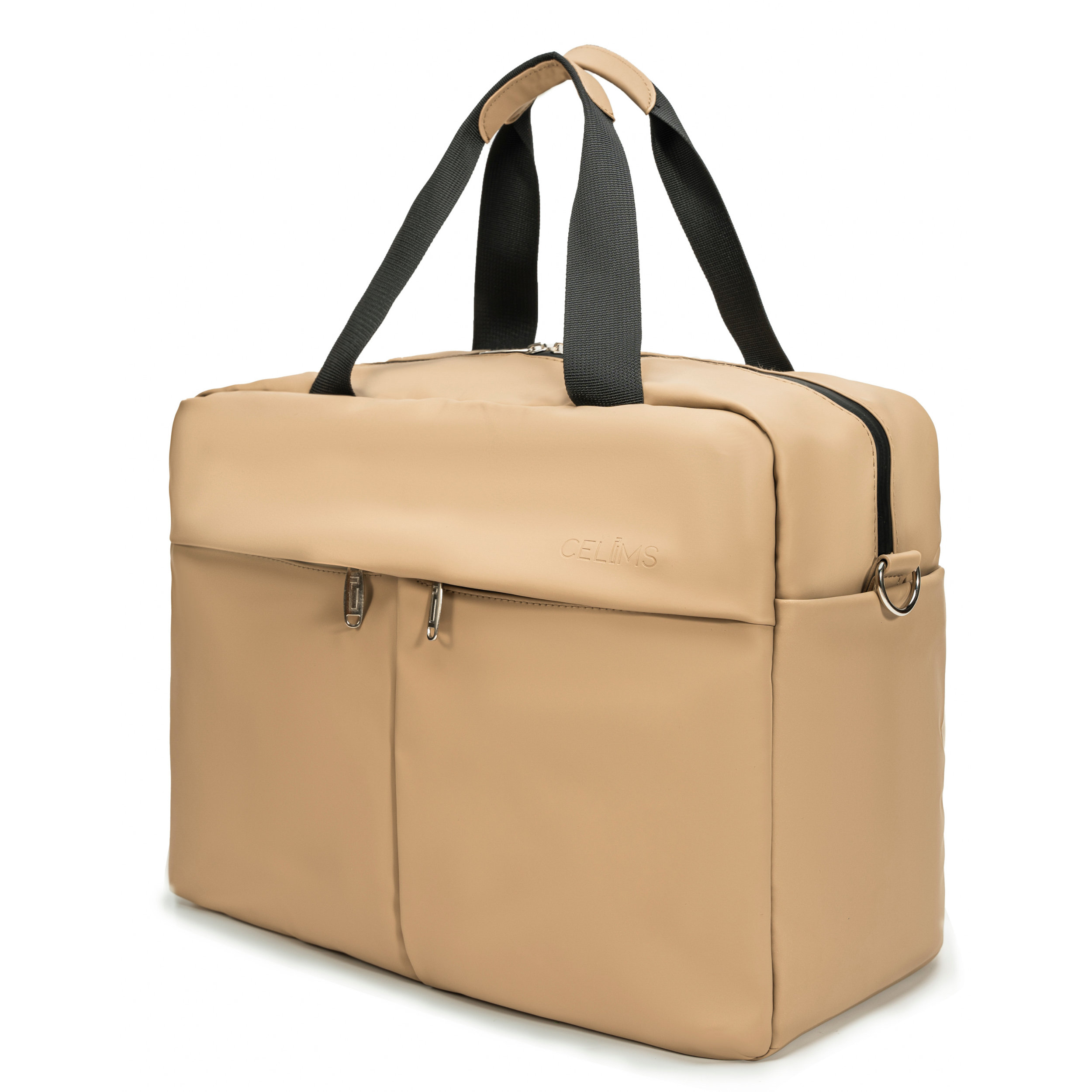 Sac 24H CELIMS 40x30x20 – Bagage Cabine – Ordinateur 15,6” – Imperméable – Cuir Vegan