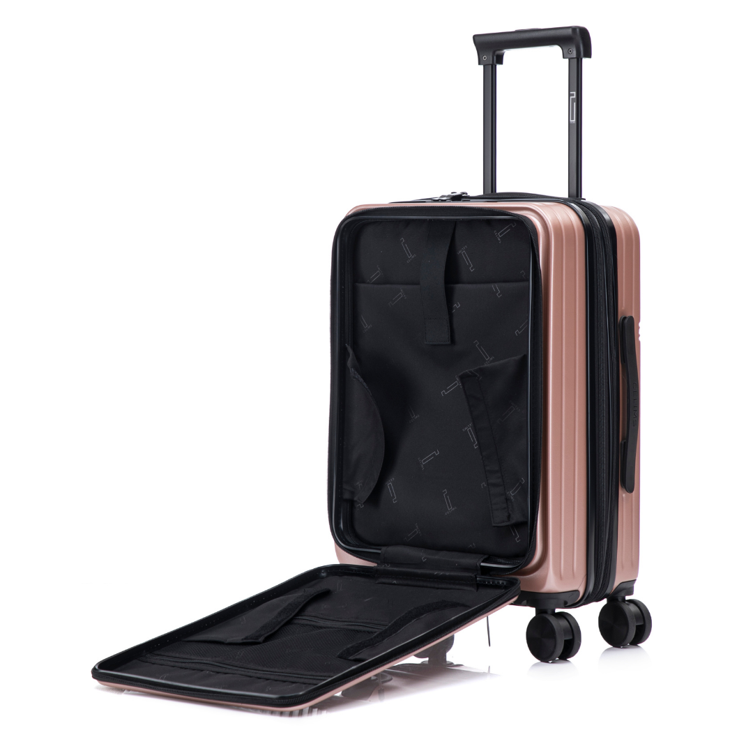 Valise Soute L (65 cm) ABS – Front Opening - Extensible & Serrure TSA
