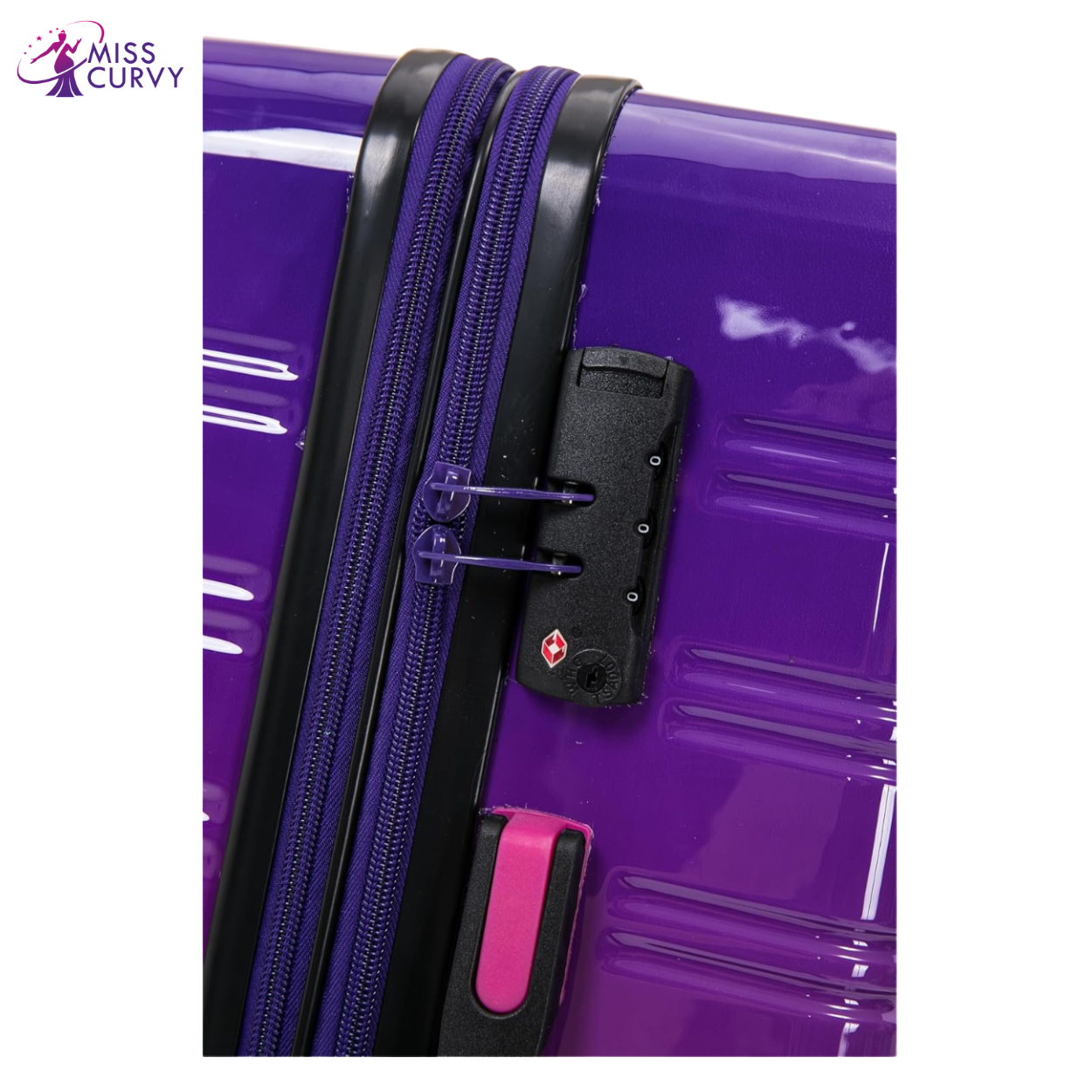 25” Medium Suitcase Polycarbonate | 20 kg Suitcase | Purple Gradient