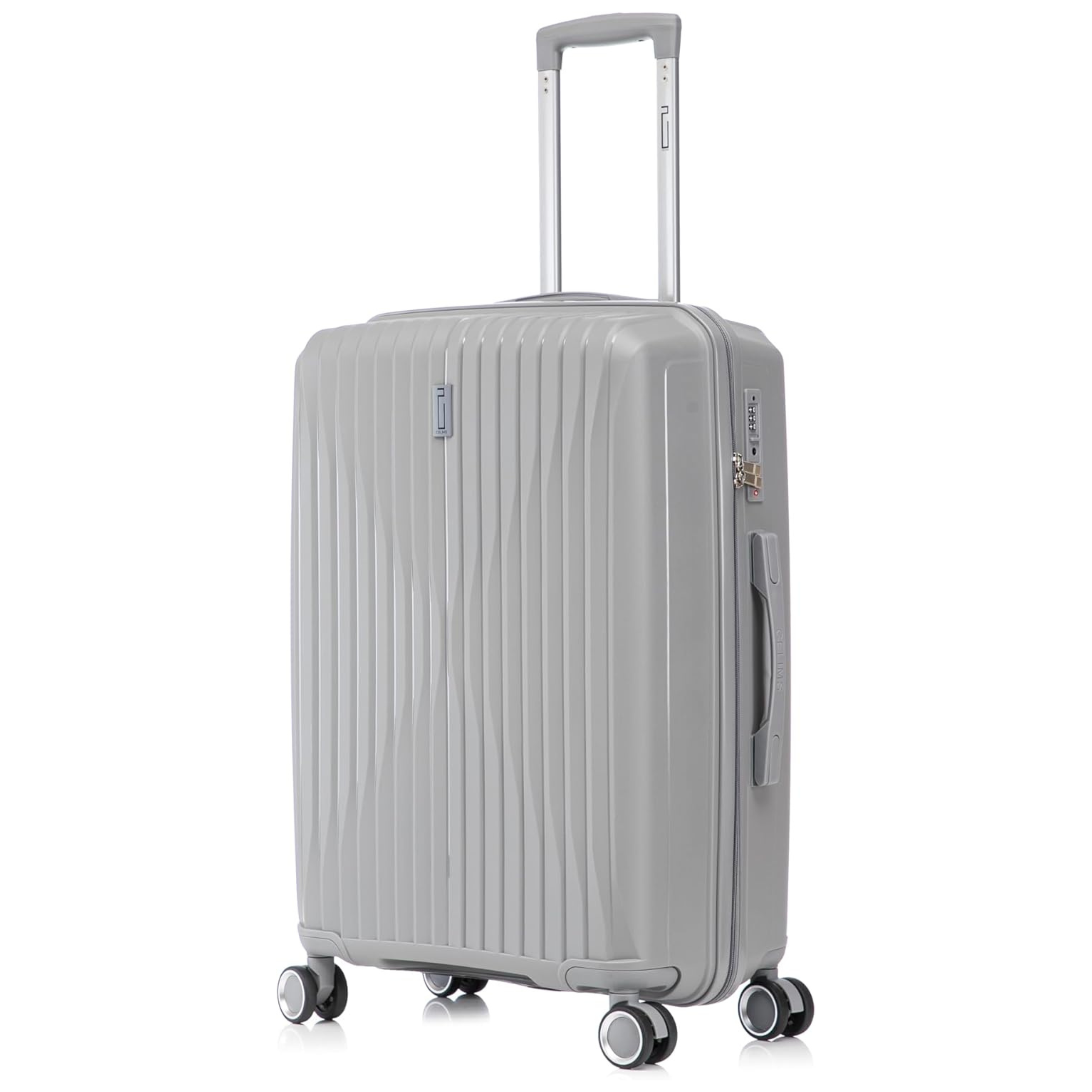 Valise Moyenne En Polypropylène | Valise 20 kg | 65x40x25 | Gris