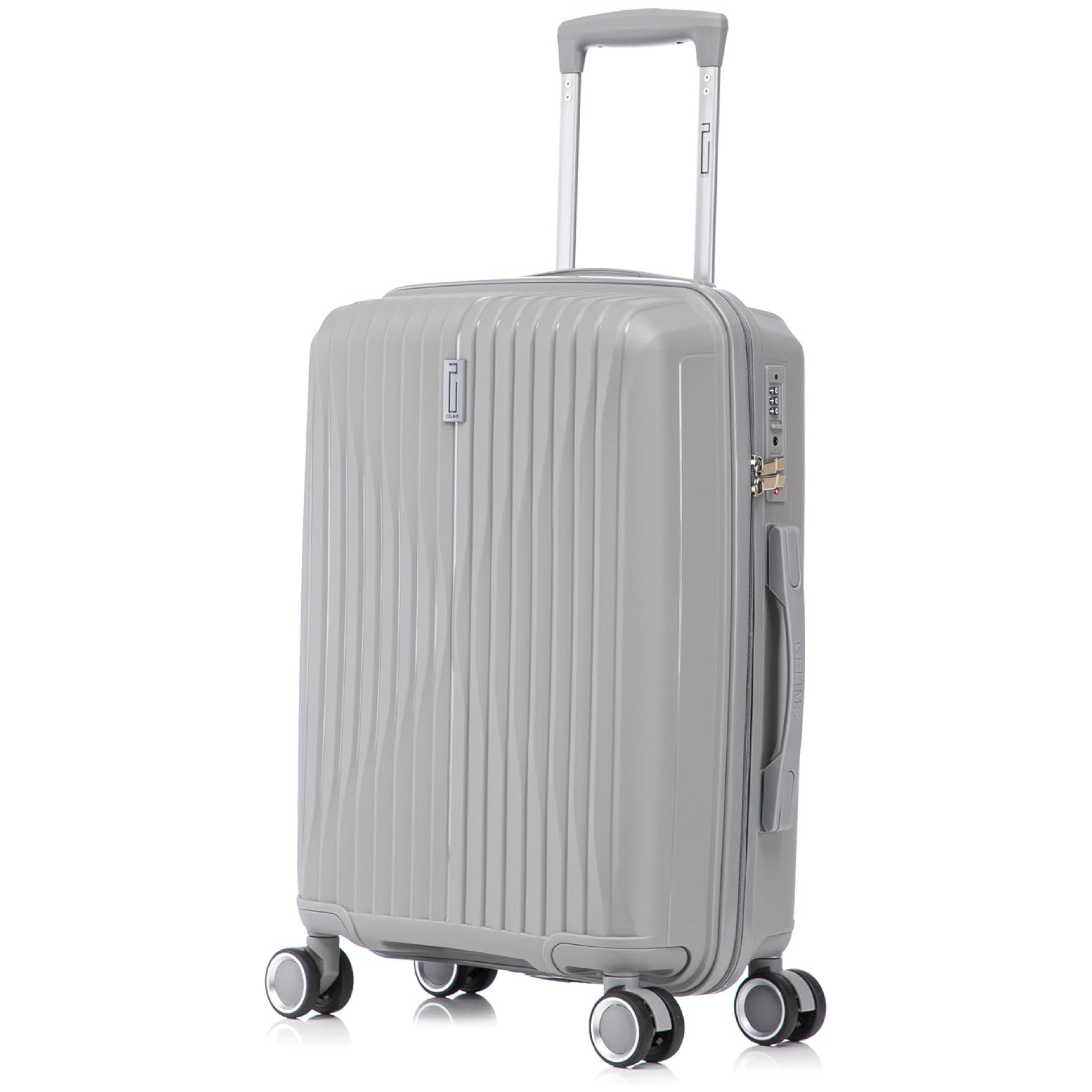 Valise Cabine Polypropylène | valise en polypropylène | 55x40x20 | Gris
