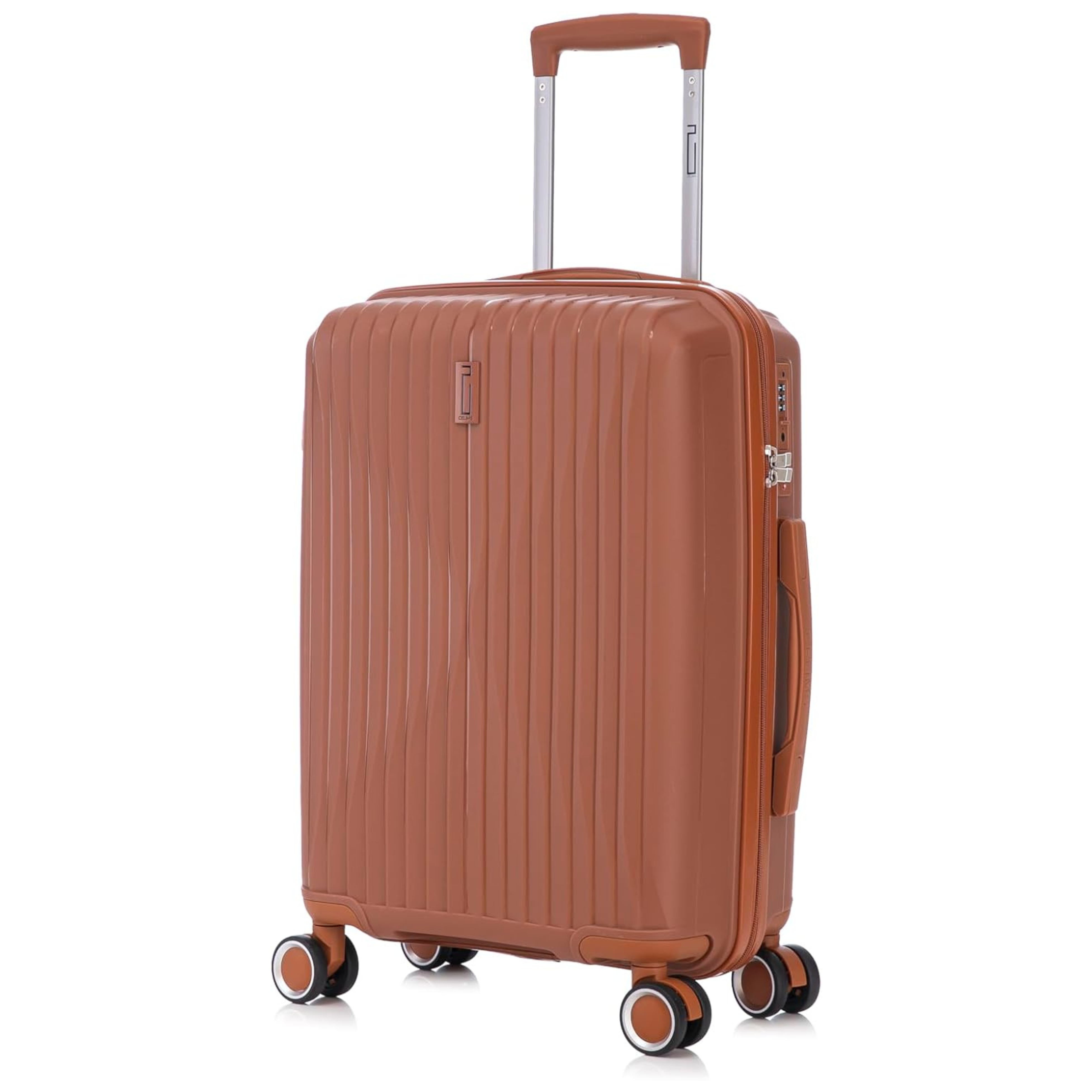 Valise Cabine Polypropylène | valise en polypropylène | 55x40x20 | Marron