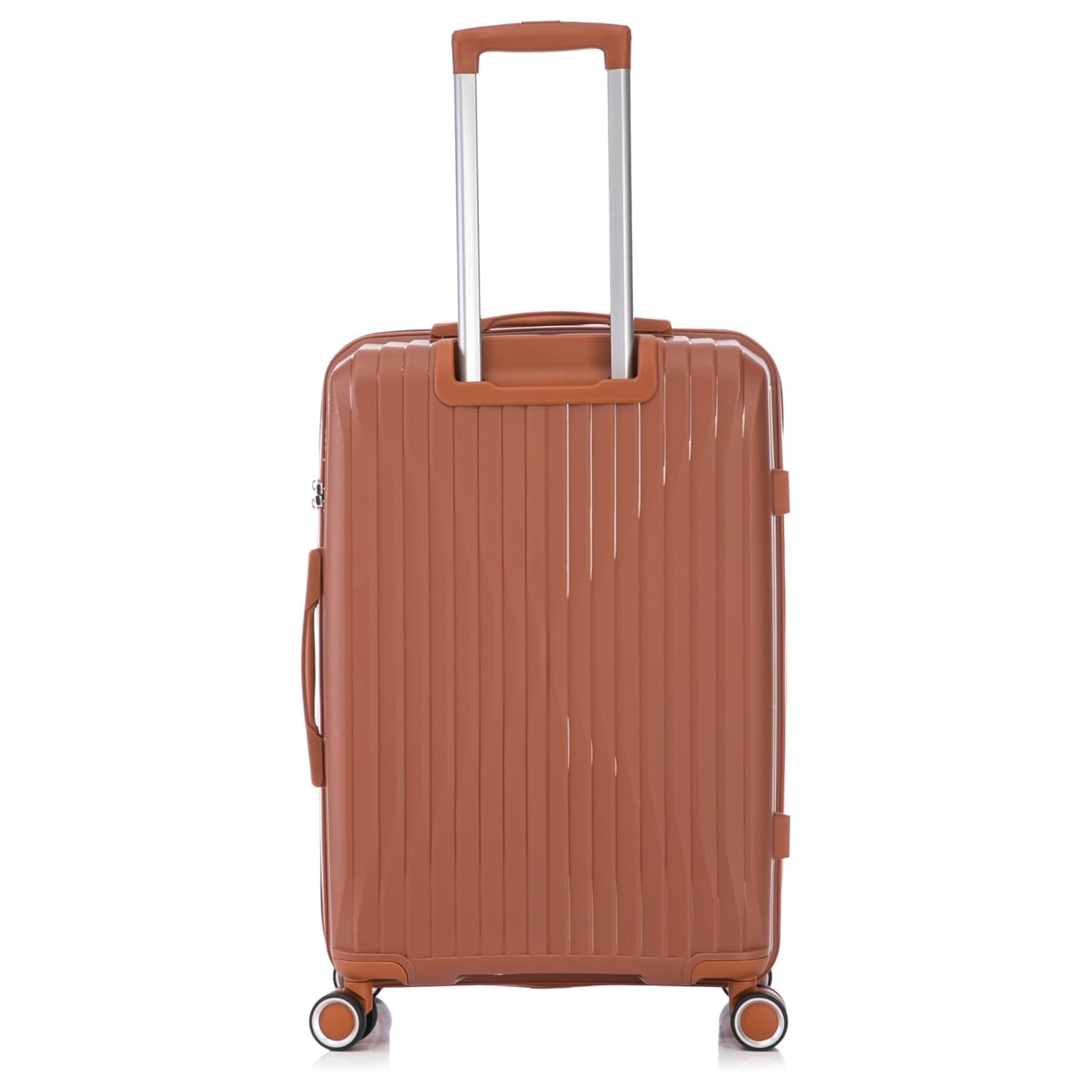 Valise Grande Taille En Polypropylène | Valise Soute 23 kg | 75x45x28 | Marron