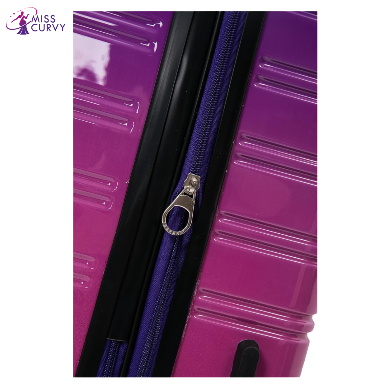 25” Medium Suitcase Polycarbonate | 20 kg Suitcase | Purple Gradient