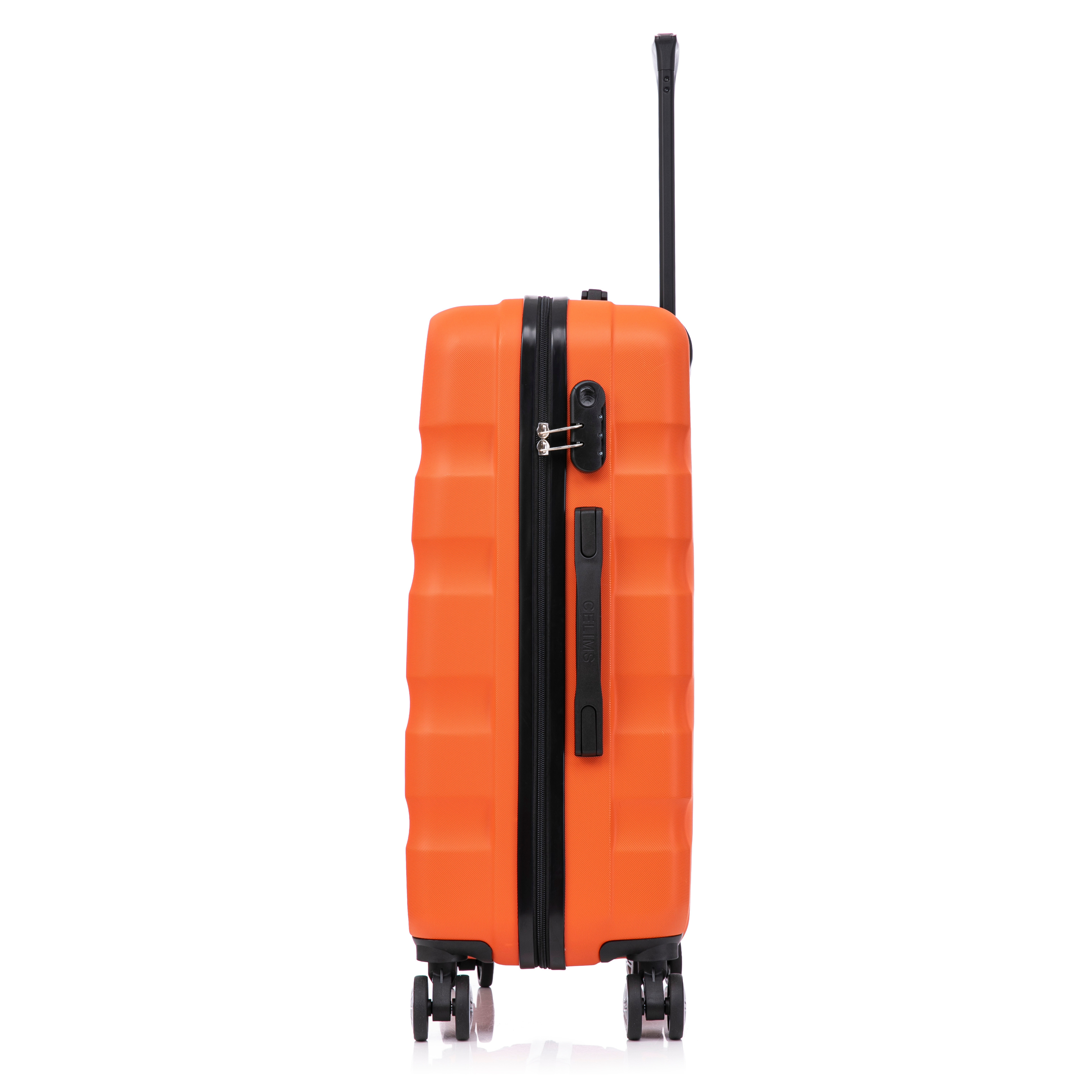 Set valises 5 pièces AeroWave – cabine, moyenne, grande + 2 vanity - Vert