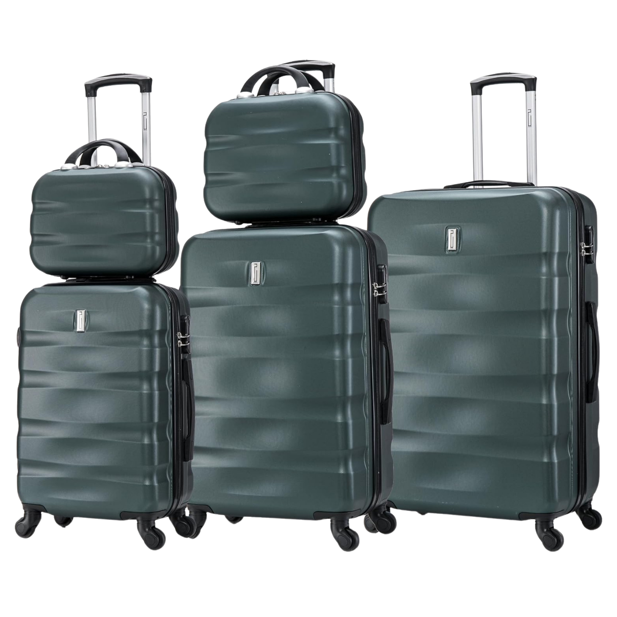 SET - Set 5 Valises - ABS (XL-75cm) (L-65cm) (S-55cm)