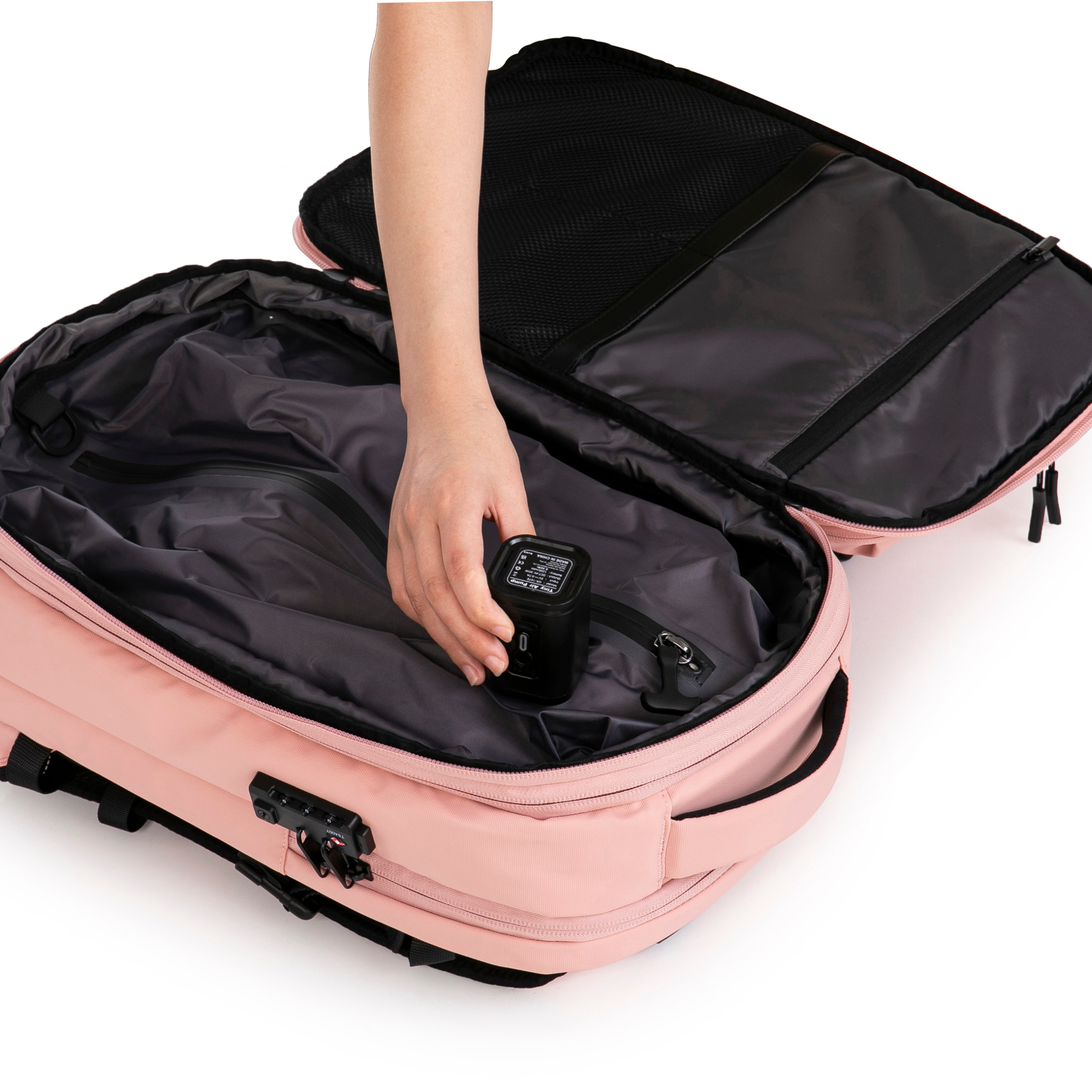 Sac à dos compressible V2 – Avec ou sans pompe, sac de compression inclus