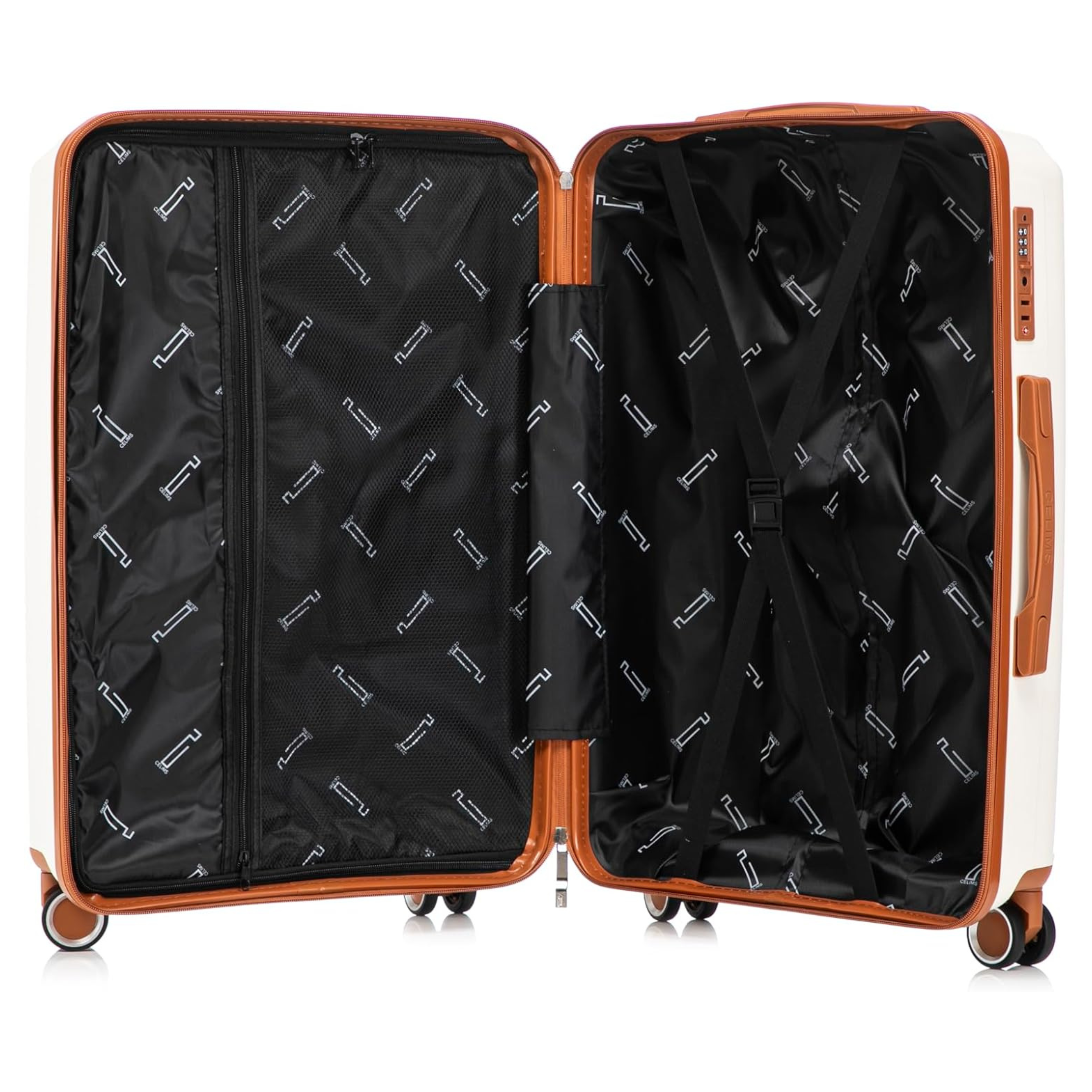Valise Cabine Polypropylène | valise en polypropylène | 55x40x20 | Beige