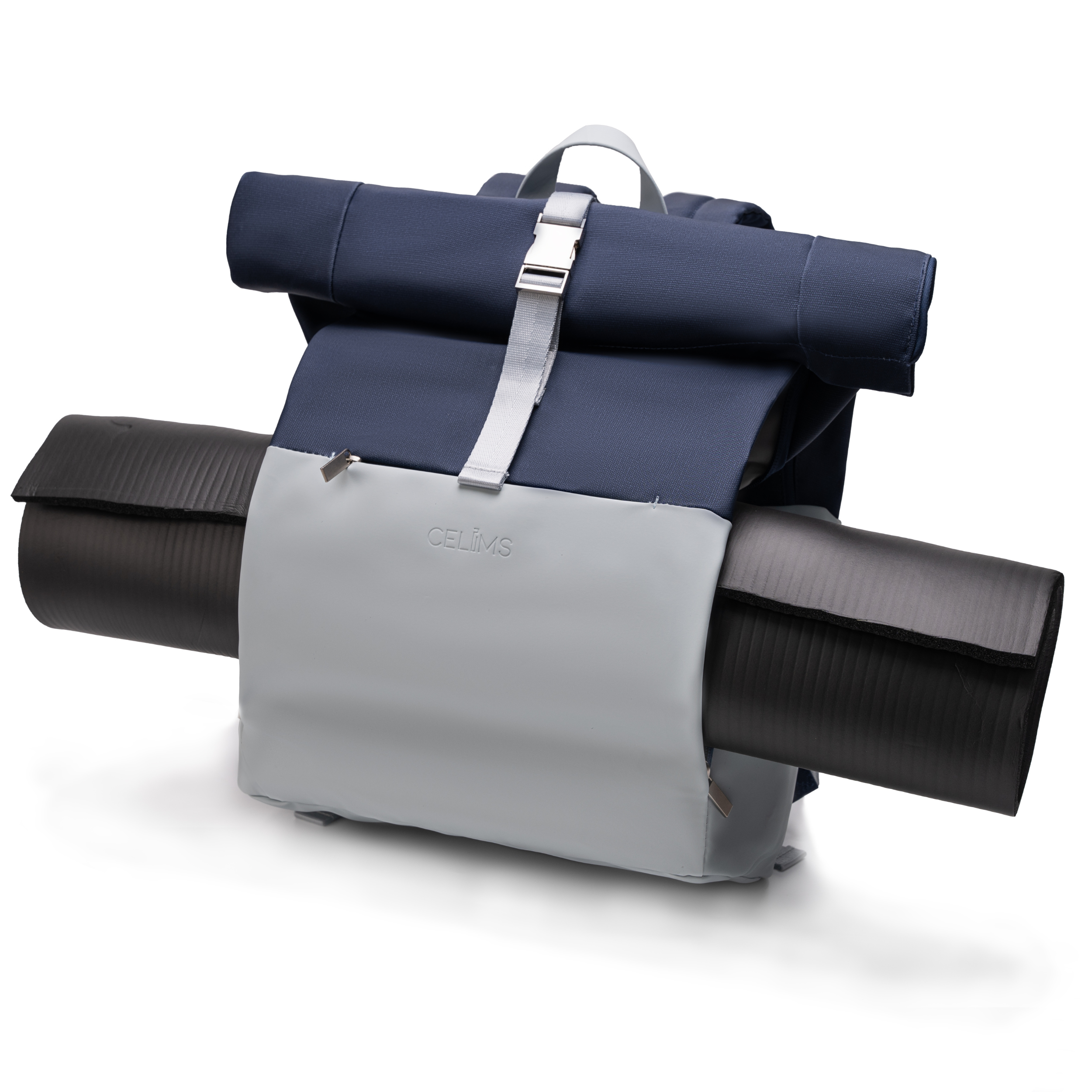 Pack Sac à dos Roll-Top CELIMS + Gourde Filtrante (Filtre Charbon) – Bagage à Main 45×36×20 cm