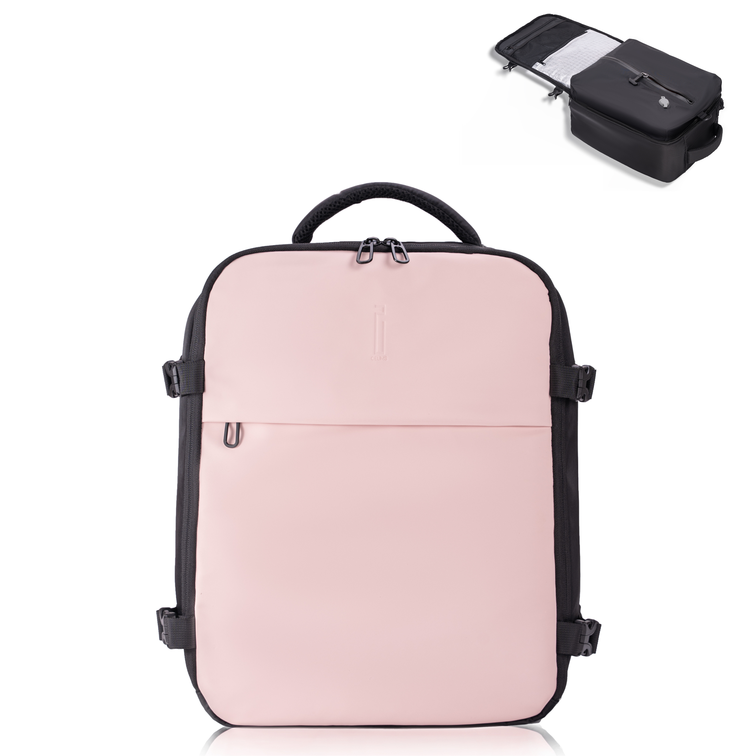 Sac à dos Sous Vide 40x30x20 CELIMS - Bagage à Main - Imperméable - Beige