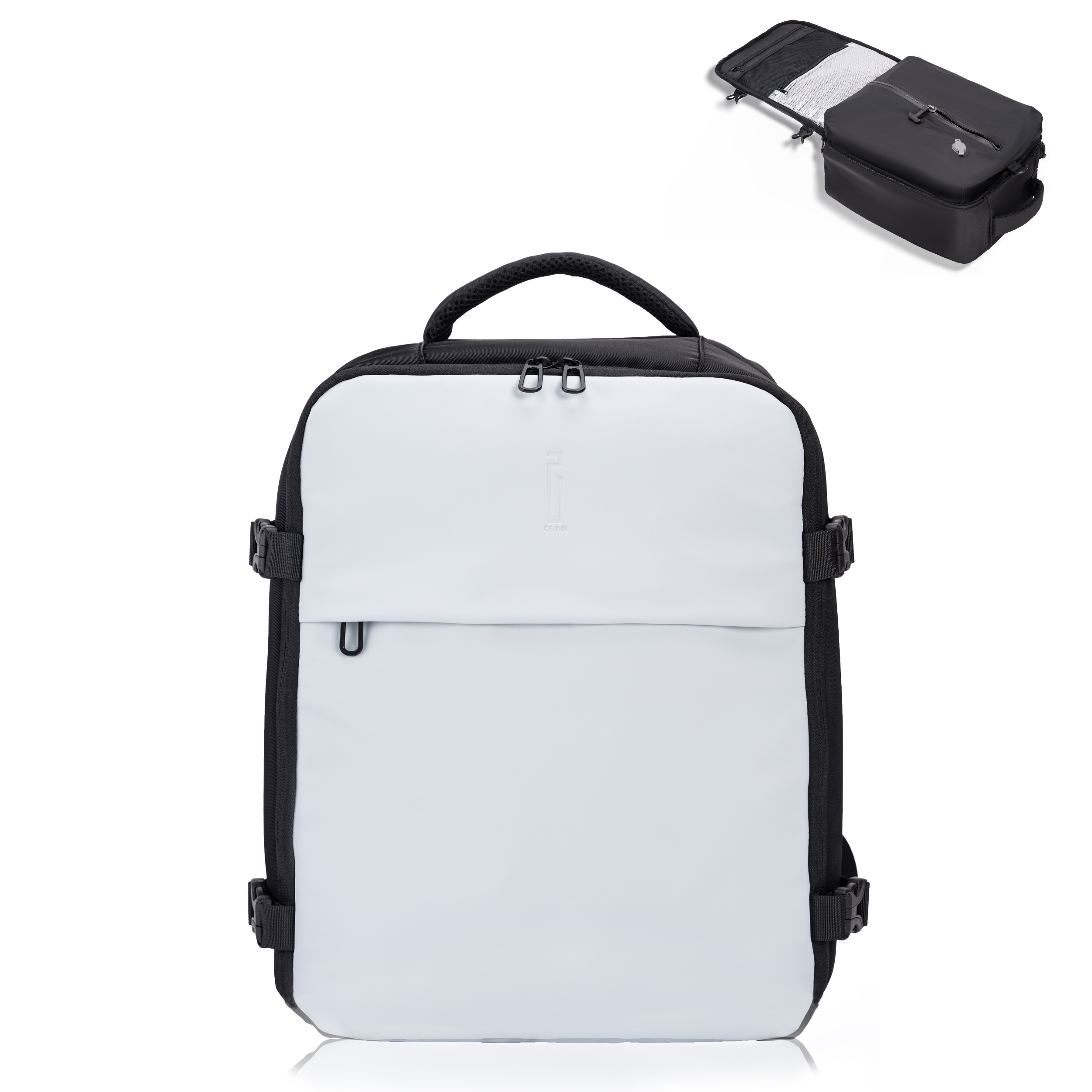 Sac à dos Sous Vide 40x30x20 CELIMS - Bagage à Main - Imperméable - Beige