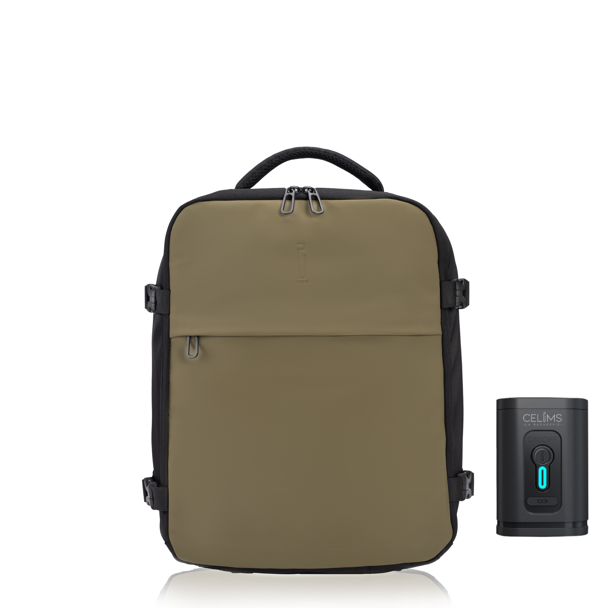 Sac à dos 40x30x20 CELIMS - Bagage à Main - Imperméable - Beige