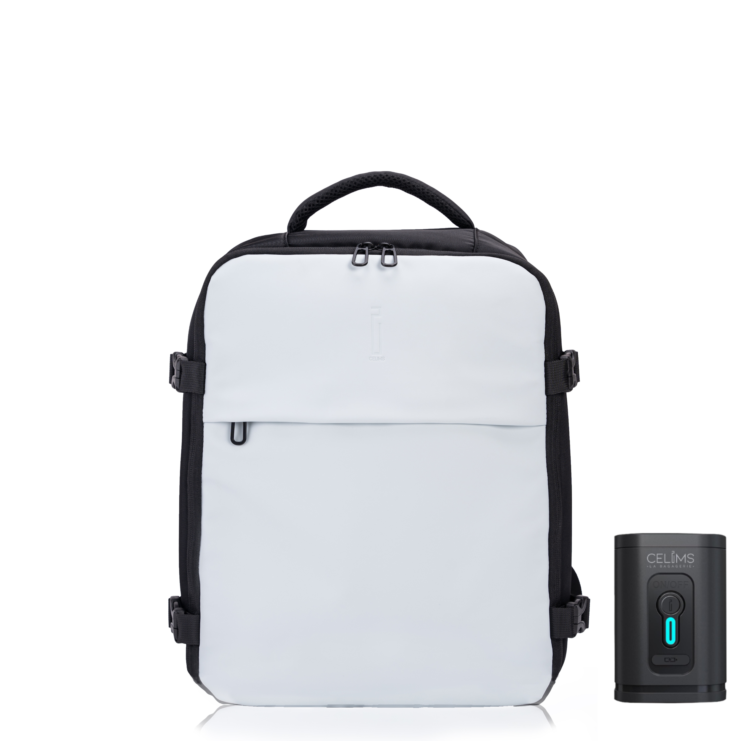 Sac à dos 40x30x20 CELIMS - Bagage à Main - Imperméable - Beige