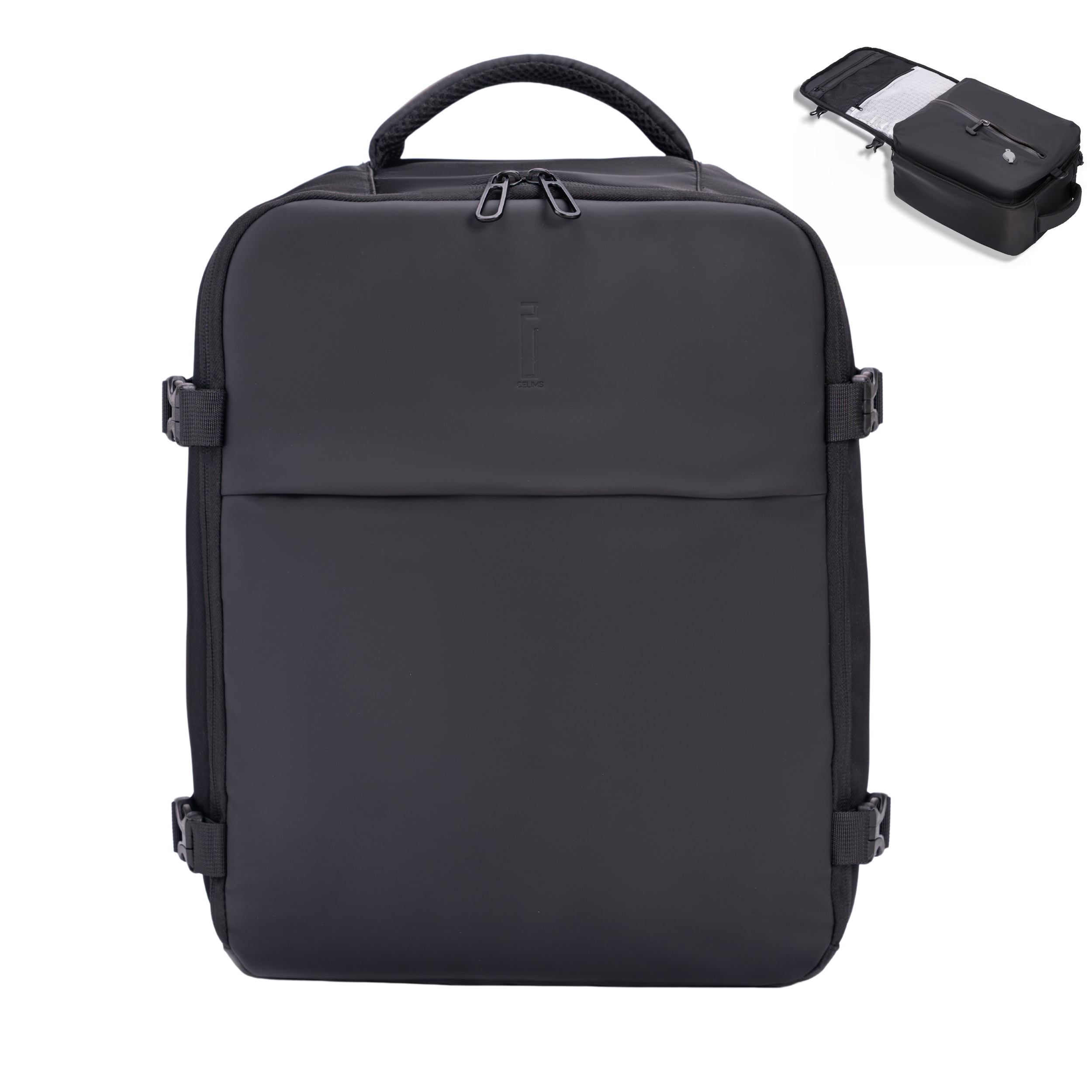 Sac à dos Sous Vide 40x30x20 CELIMS - Bagage à Main - Imperméable - Beige