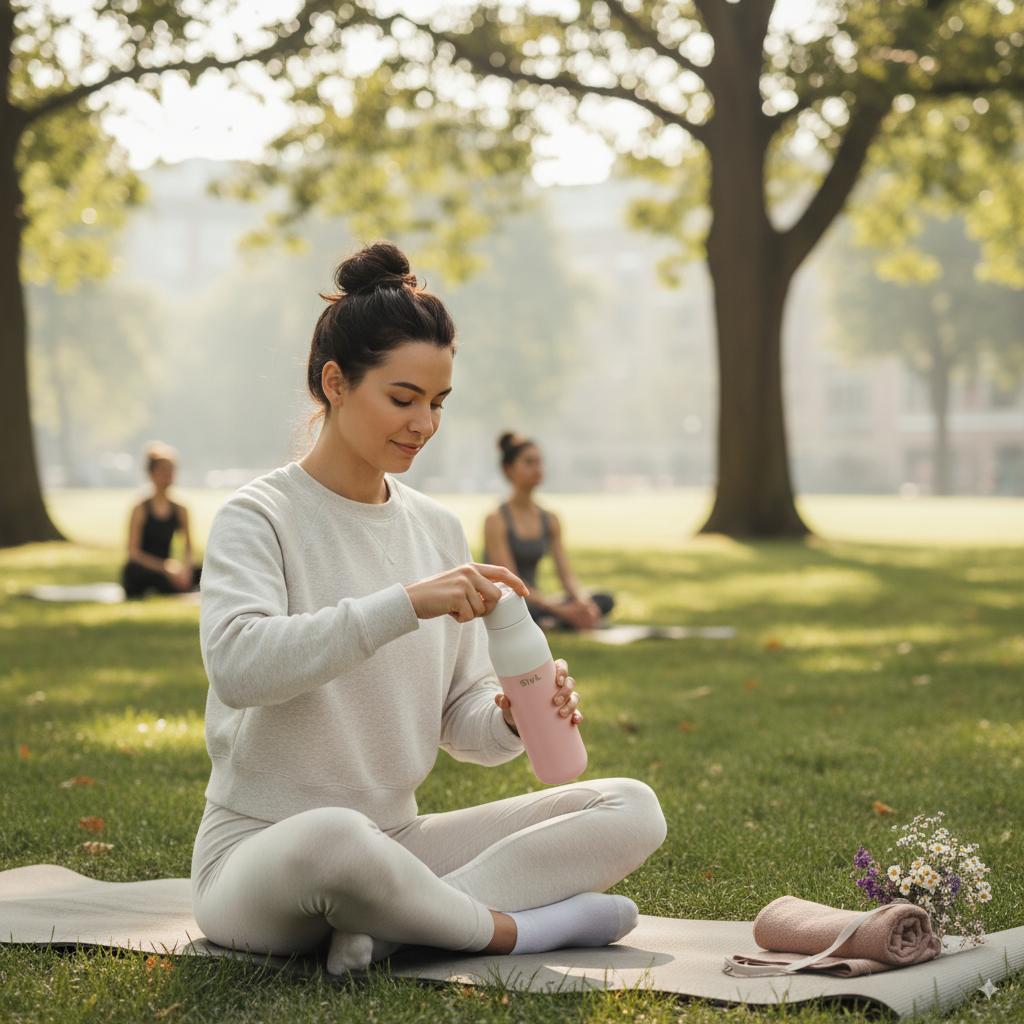 Gourde Isotherme Inox 500ml | Étanche & Durable | Avec Filtre Charbon