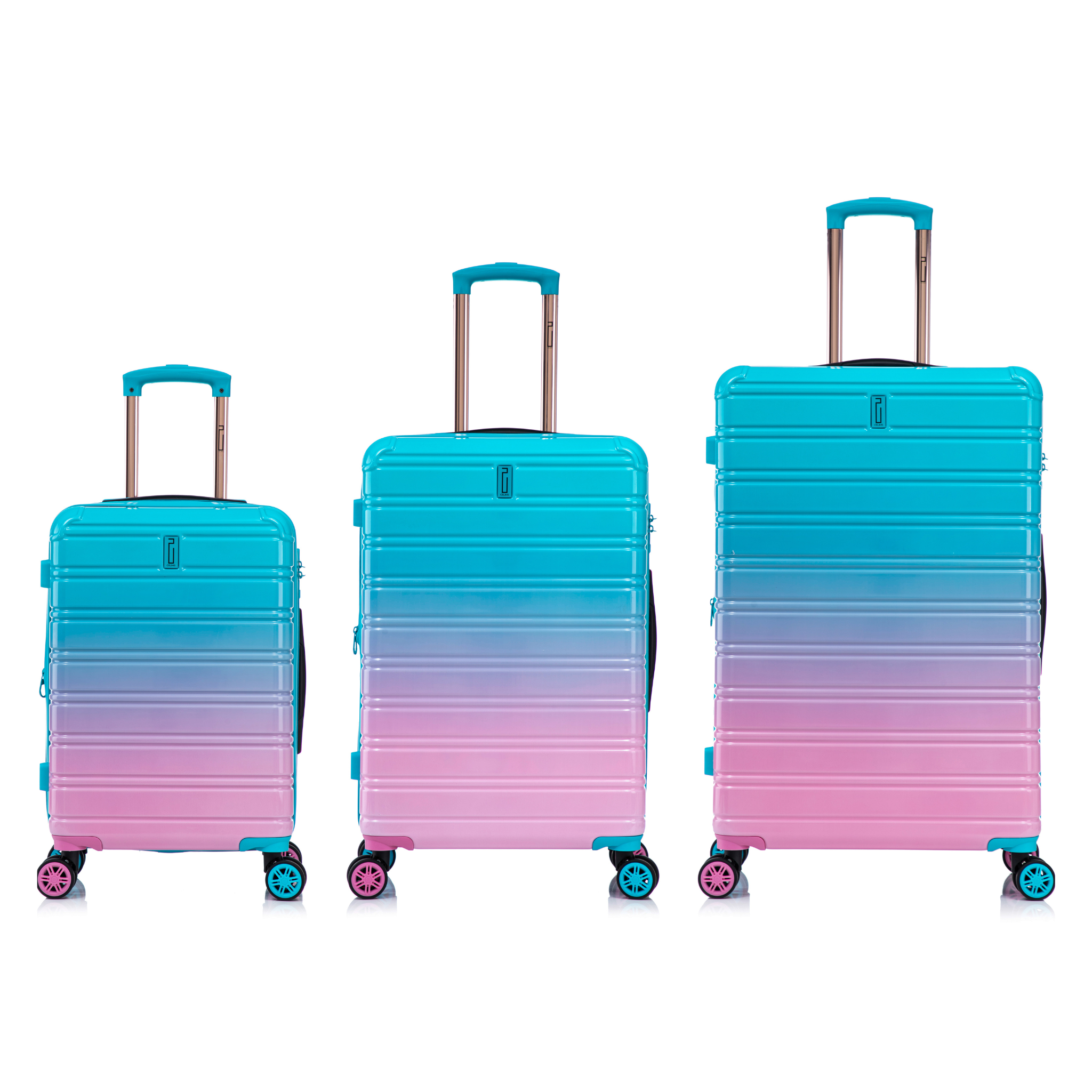 SET - Set 3 Valises - Polycarbonate (XL-75cm) (L-65cm) (S-55cm)