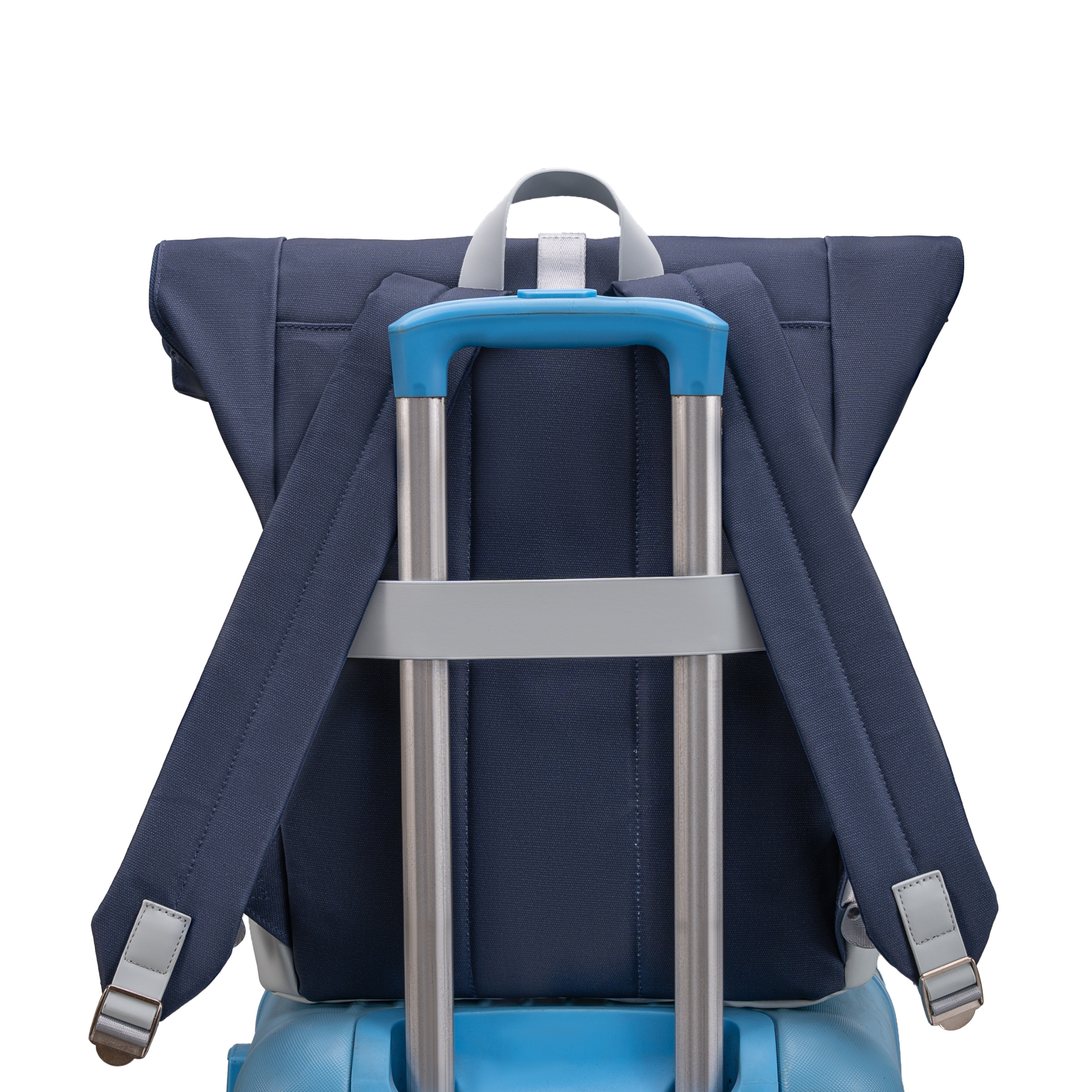 Sac à dos Roll-Top CELIMS - Bagage à Main 40x30x20cm - Imperméable & Ultra-Résitant - Rose