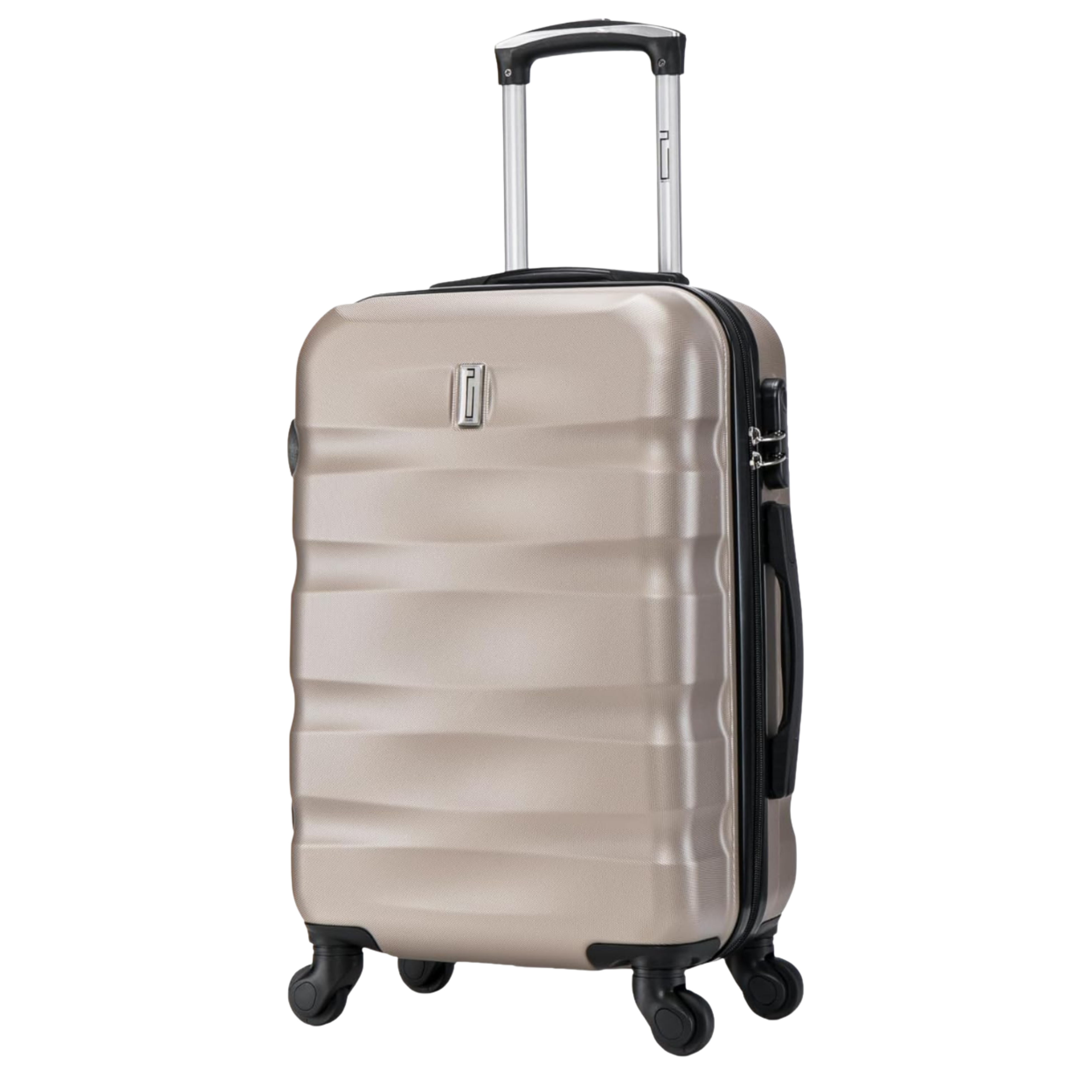  Cabin Suitcase AeroWave | Carry-On Luggage | 55x35x25 cm | Champagne