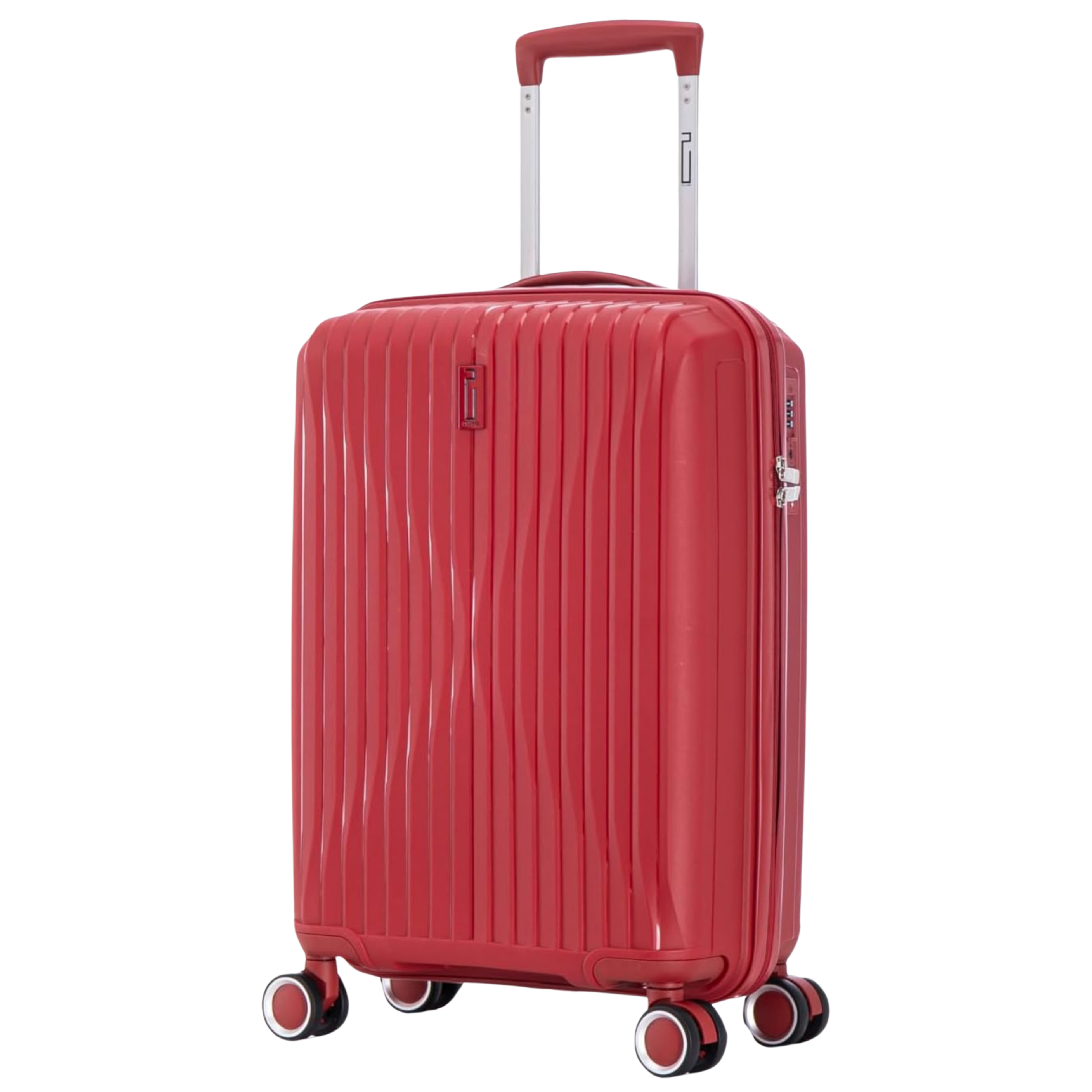 Polypropylene Cabin Suitcase | Polypropylene Luggage | 55x40x20 cm | Red